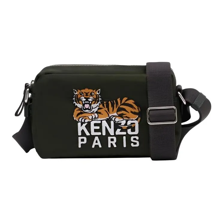 KENZO Полиэстер Сумка через плечо Мужская Армейский зеленый