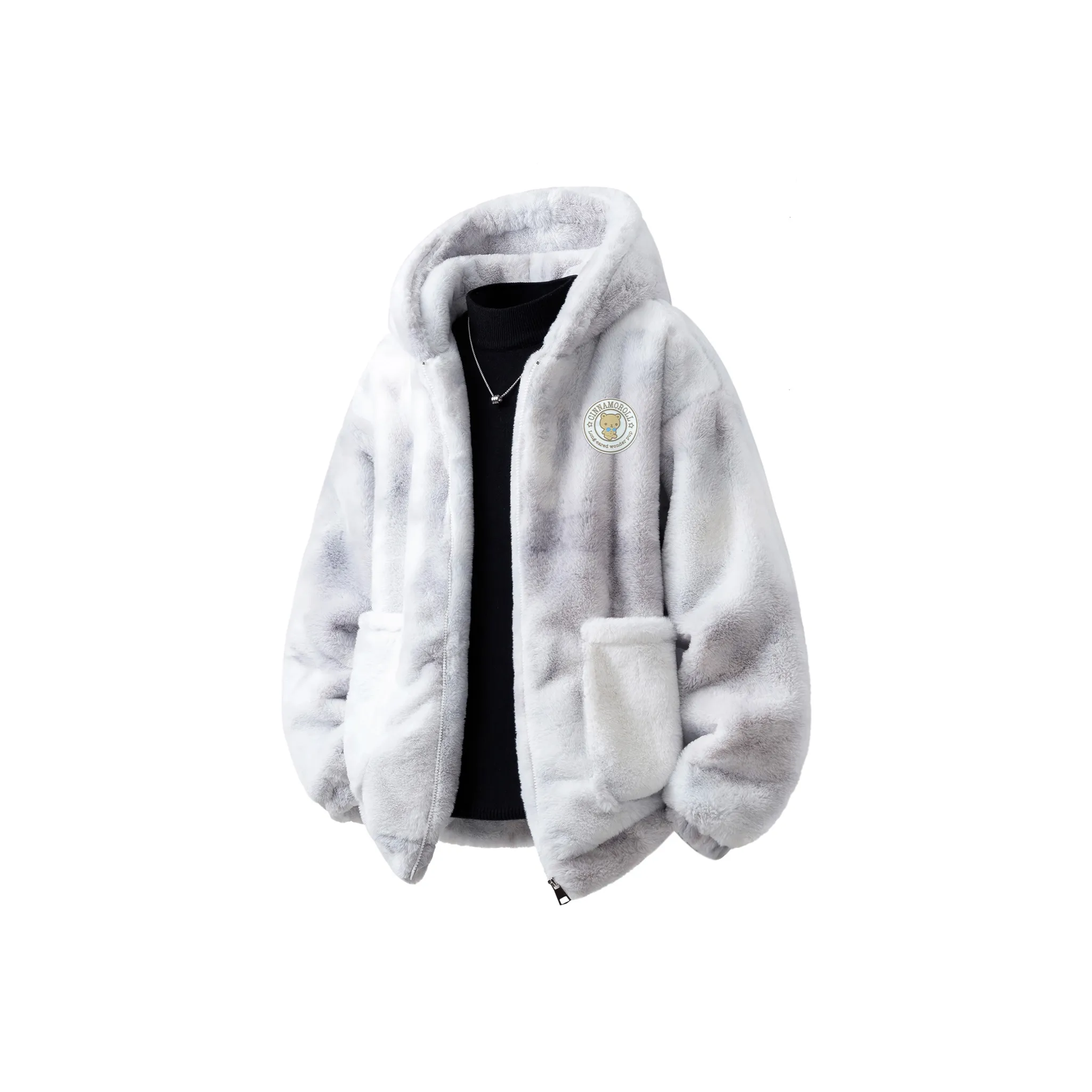 Sanrio X Cinnamoroll Yugui Dog Velvet Feel Coat Unisex Санрио X Cinnamoroll Yugui Dog Бархат Feel Пальто Унисекс