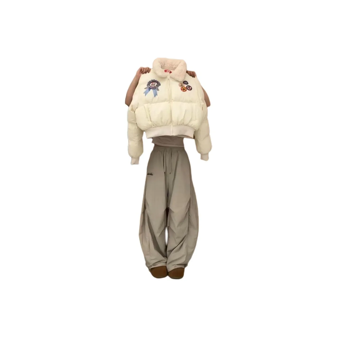 Cotton Gene Хлопковый пуховик женский