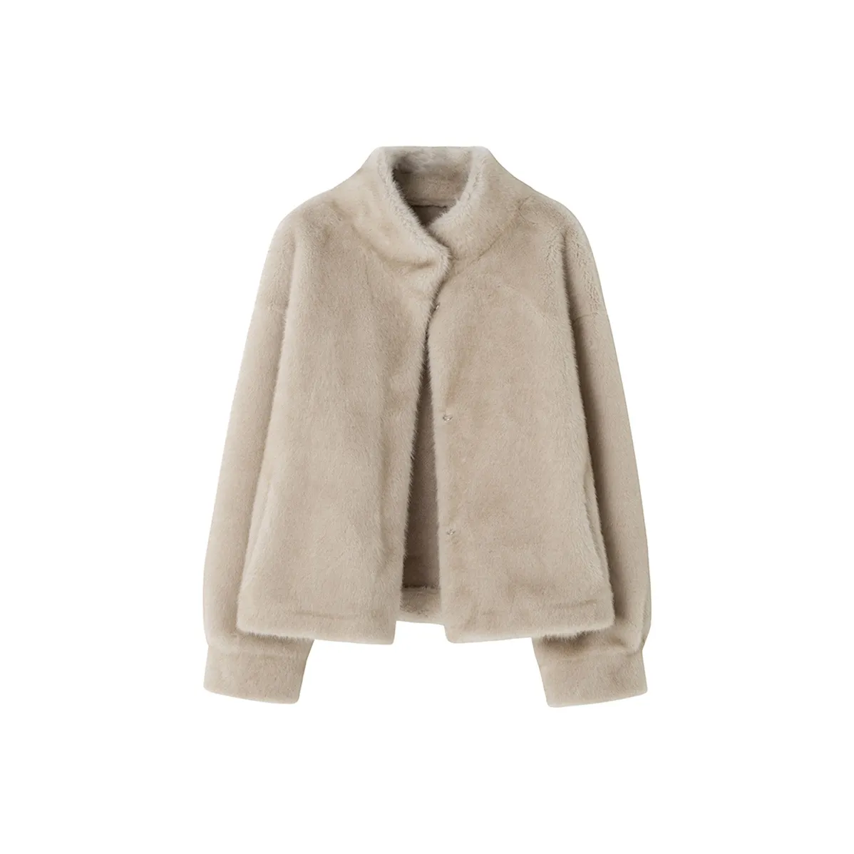 SOON FLOWER Бежевый Женские Меховые изделия