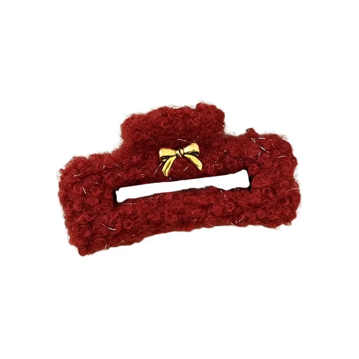 WEST ISLAND Плюшевые заколки для волос унисекс