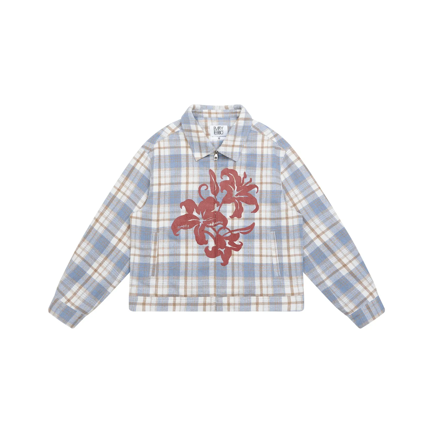 EMPTY REFERENCE Синие и белые полоски унисекс куртки