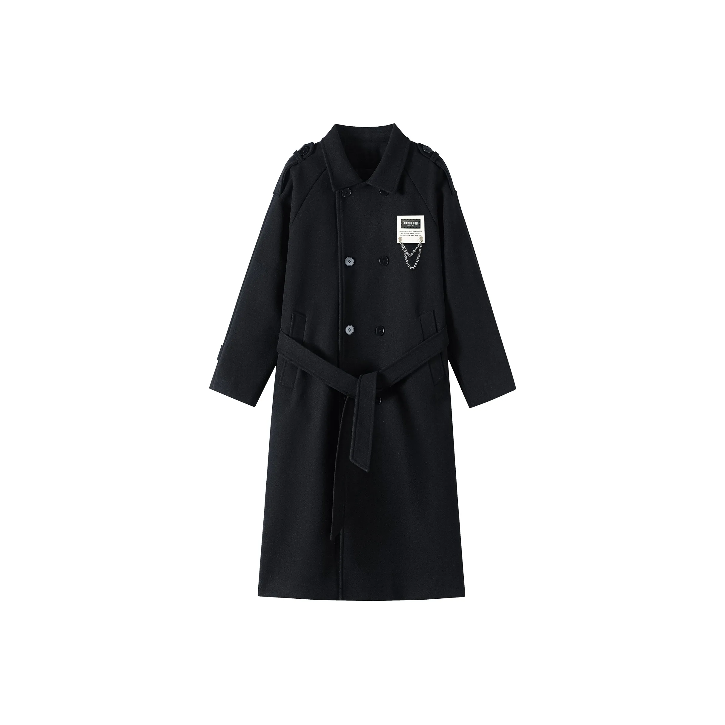 CHARLIE GOLF Шерстяное пальто верхняя одежда унисекс