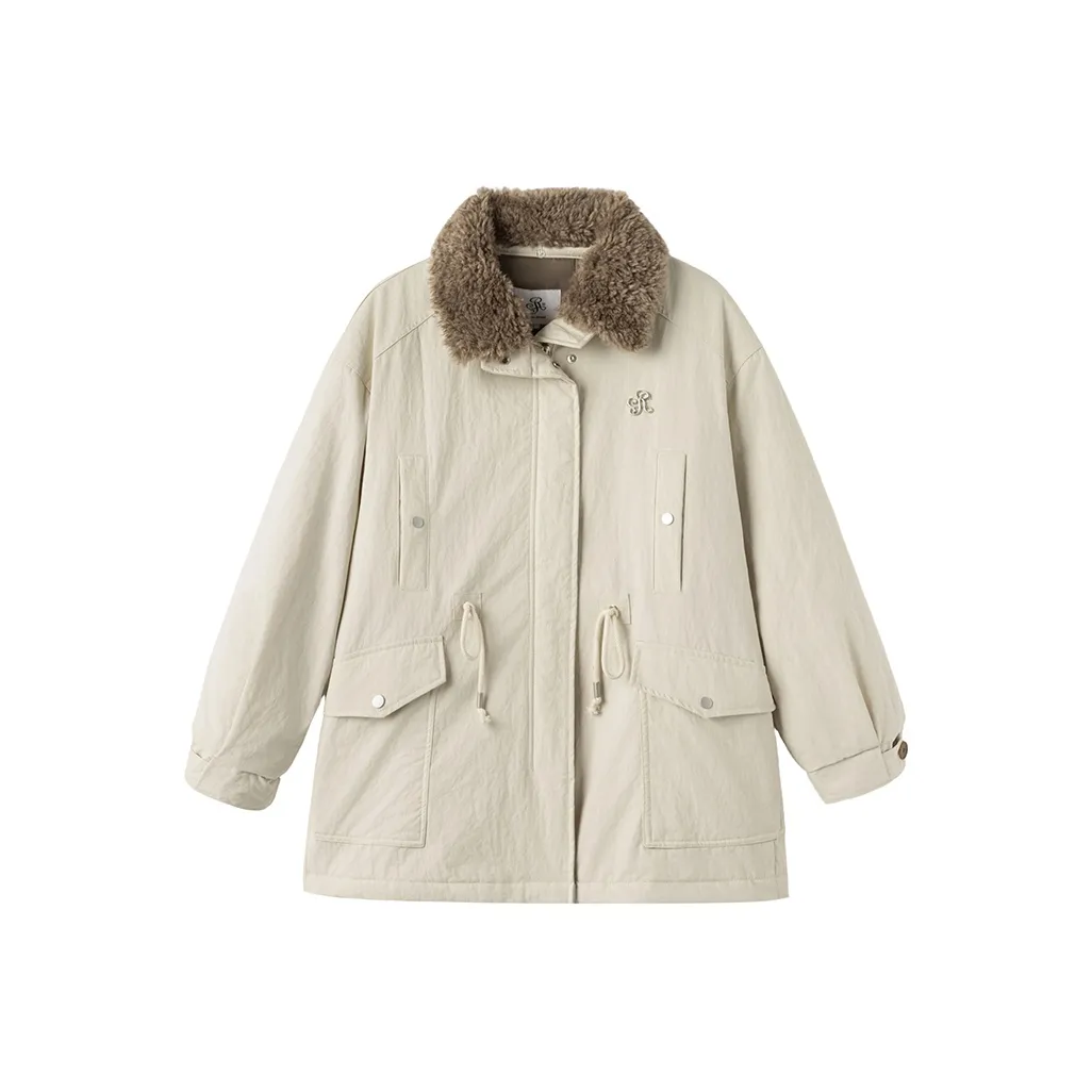 IKYOU Светлый хаки Женские парки