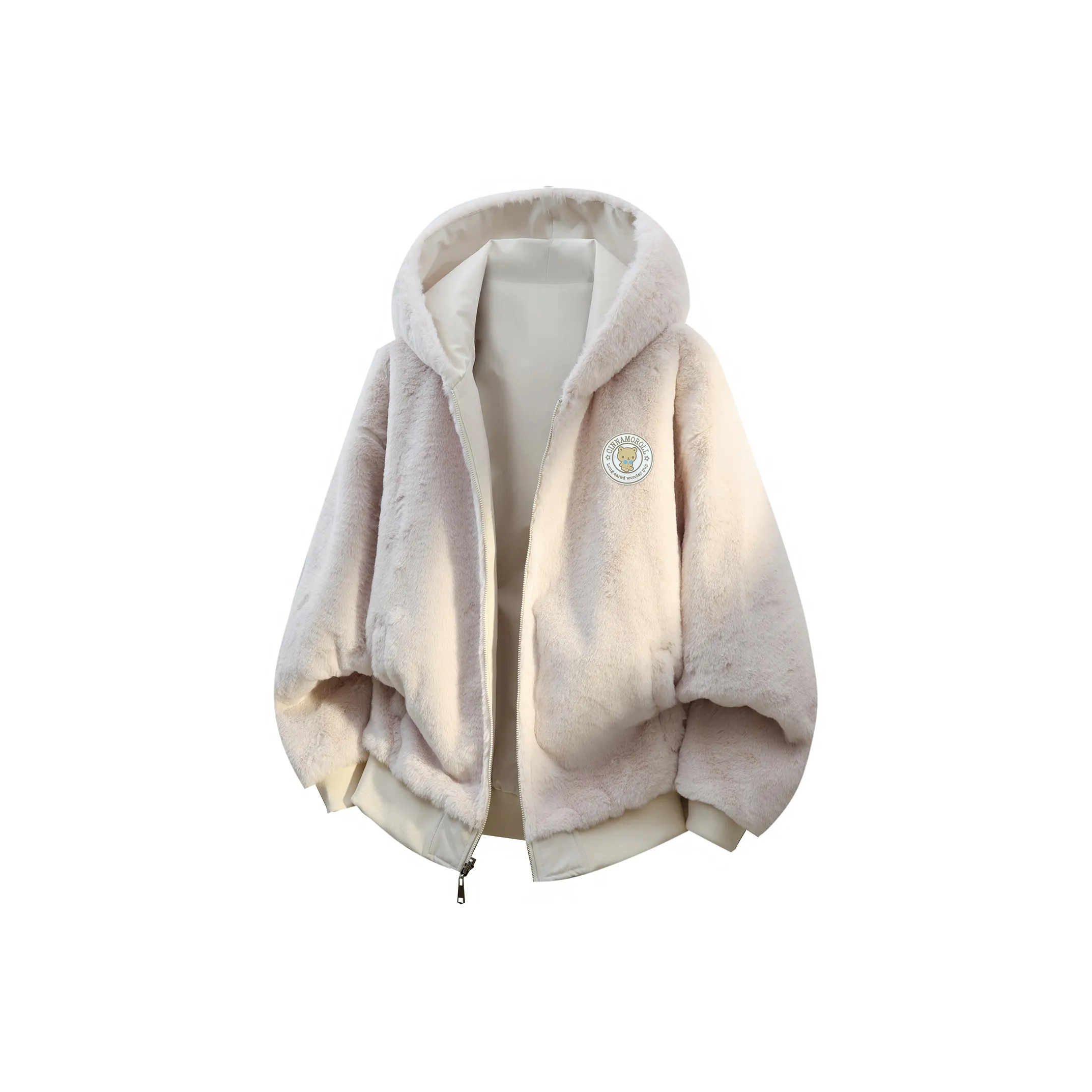 Sanrio X Cinnamoroll Yugui Dog Velvet Feel Coat Unisex Санрио X Cinnamoroll Yugui Dog Бархат Feel Пальто Унисекс