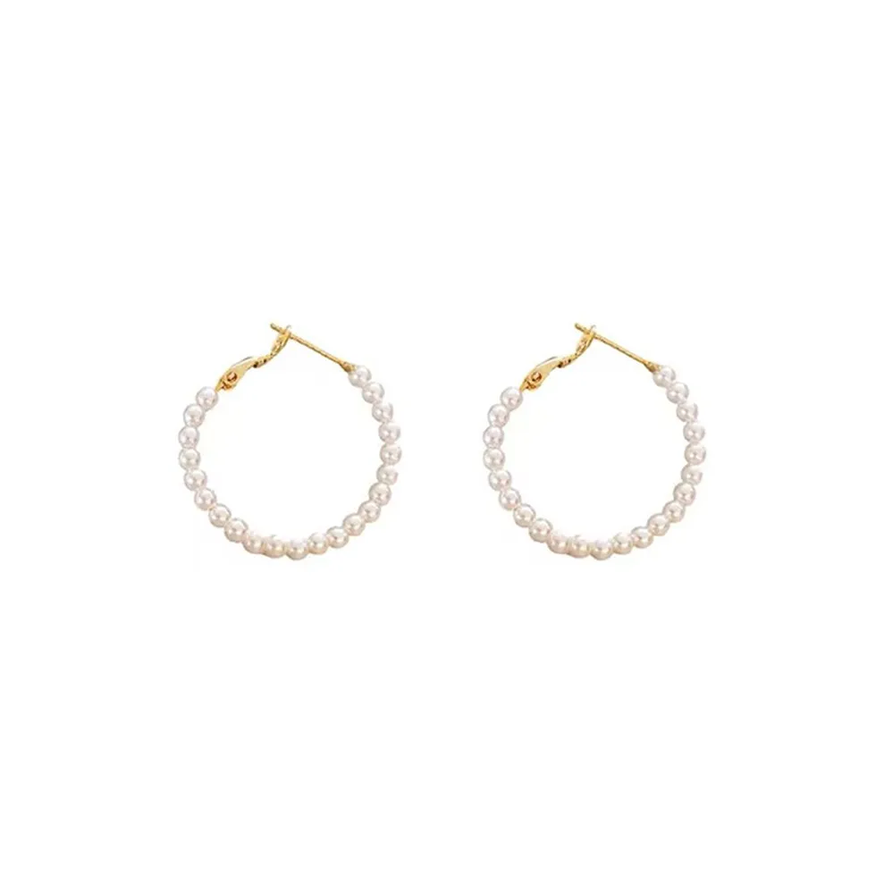 WAW Серьги с золотым покрытием из меди женские