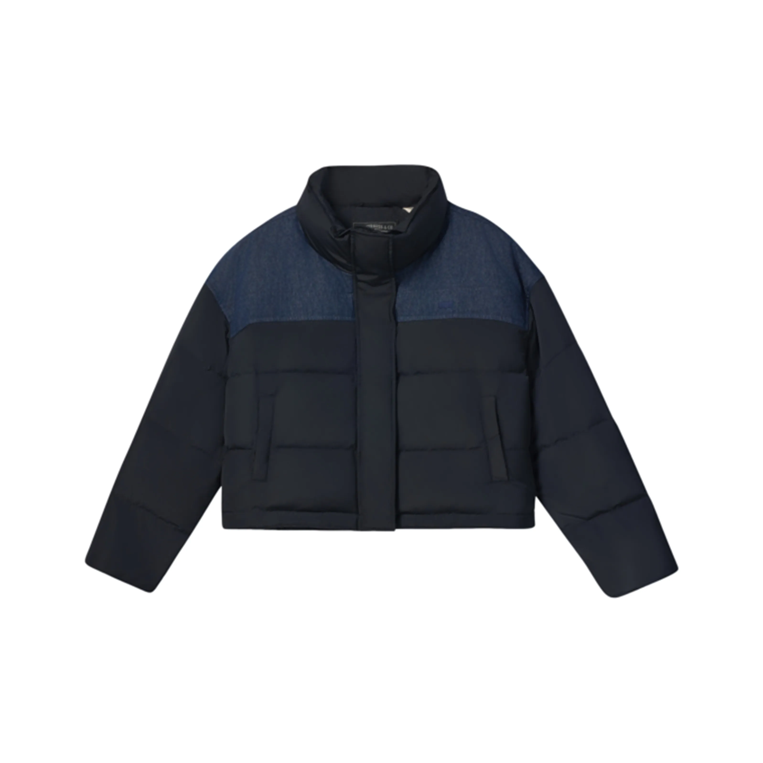 Levis Синий Черный Женские Пуховики