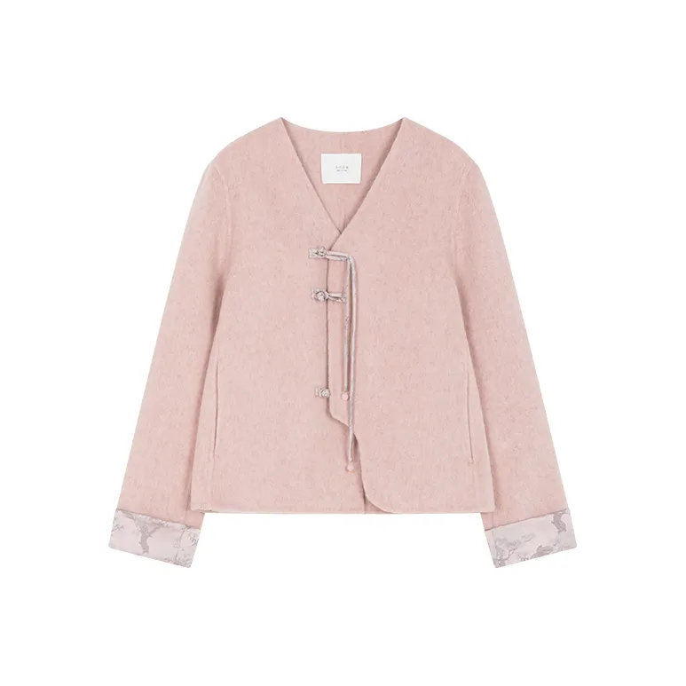 Mo Han Yi Mei Пальто Женское Розовое