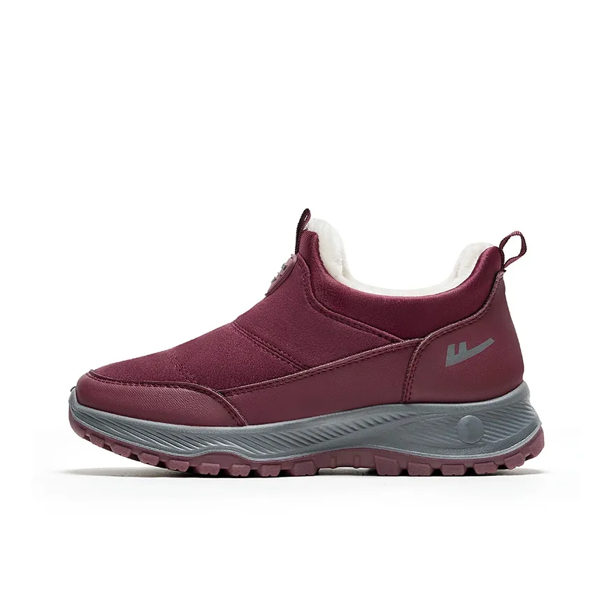 Warrior Покрытие Увеличение Высоты Противоскользящий Высокий Топ Повседневная Обувь Женская Бургунди