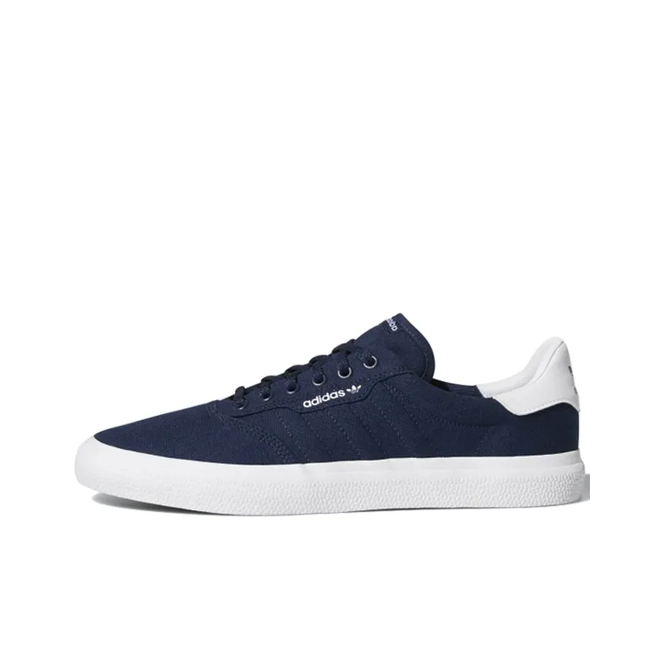 Adidas Originals 3MC Vulc Slip-Resistant Low Top Скейтборд Кроссовки Унисекс Морской Синий