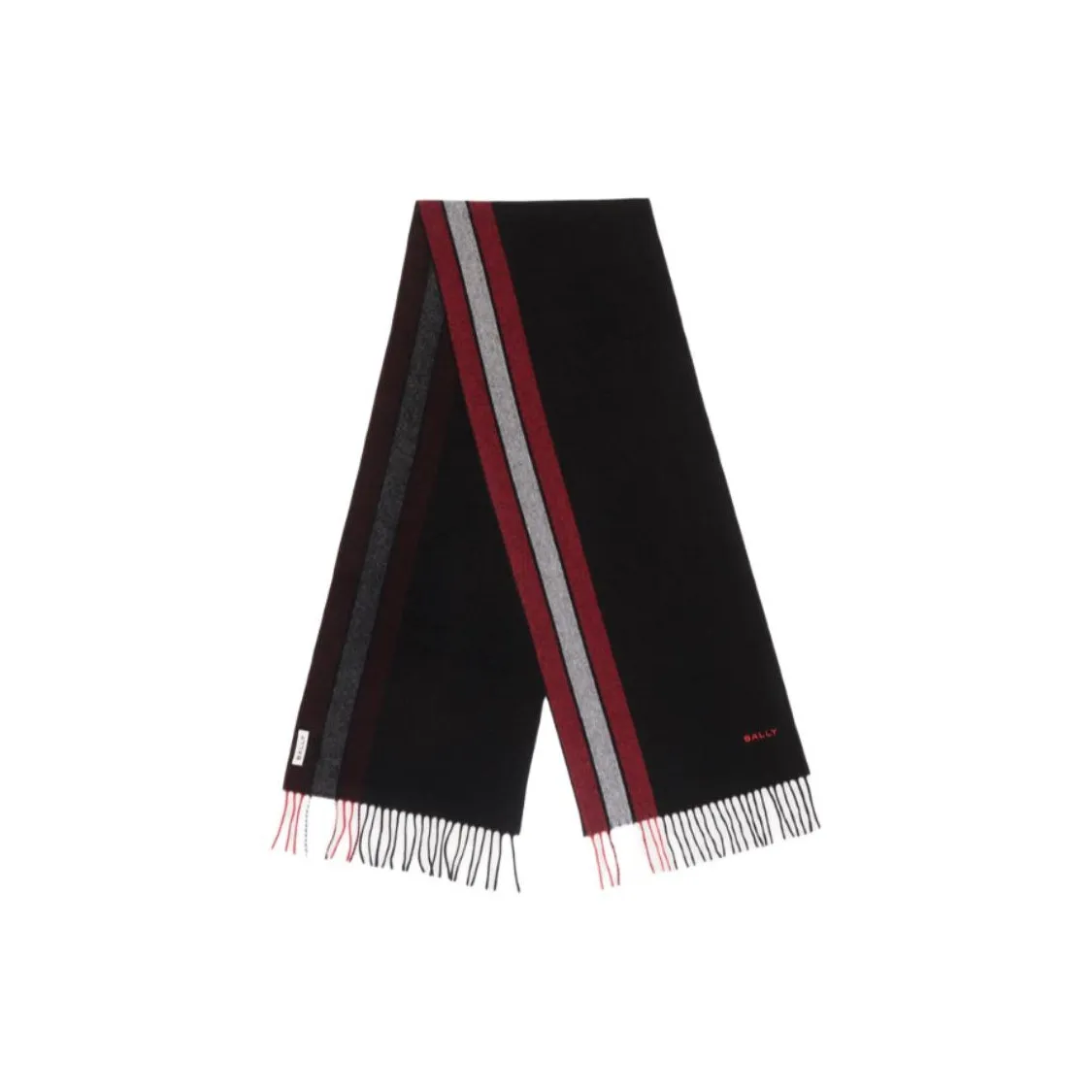 BALLY Кашемировая смесь Вязаные шарфы Унисекс Черный