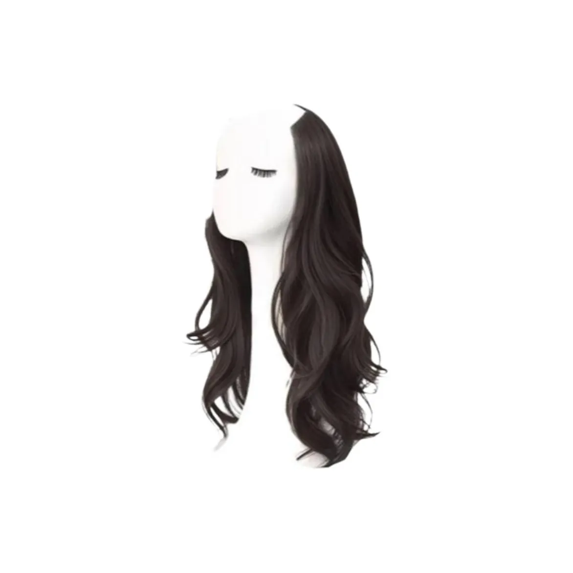 MUYAN Большая волна Длинные кудрявые волосы One Piece Перука Женская Высокотемпературная пряжа Длинные кудрявые волосы