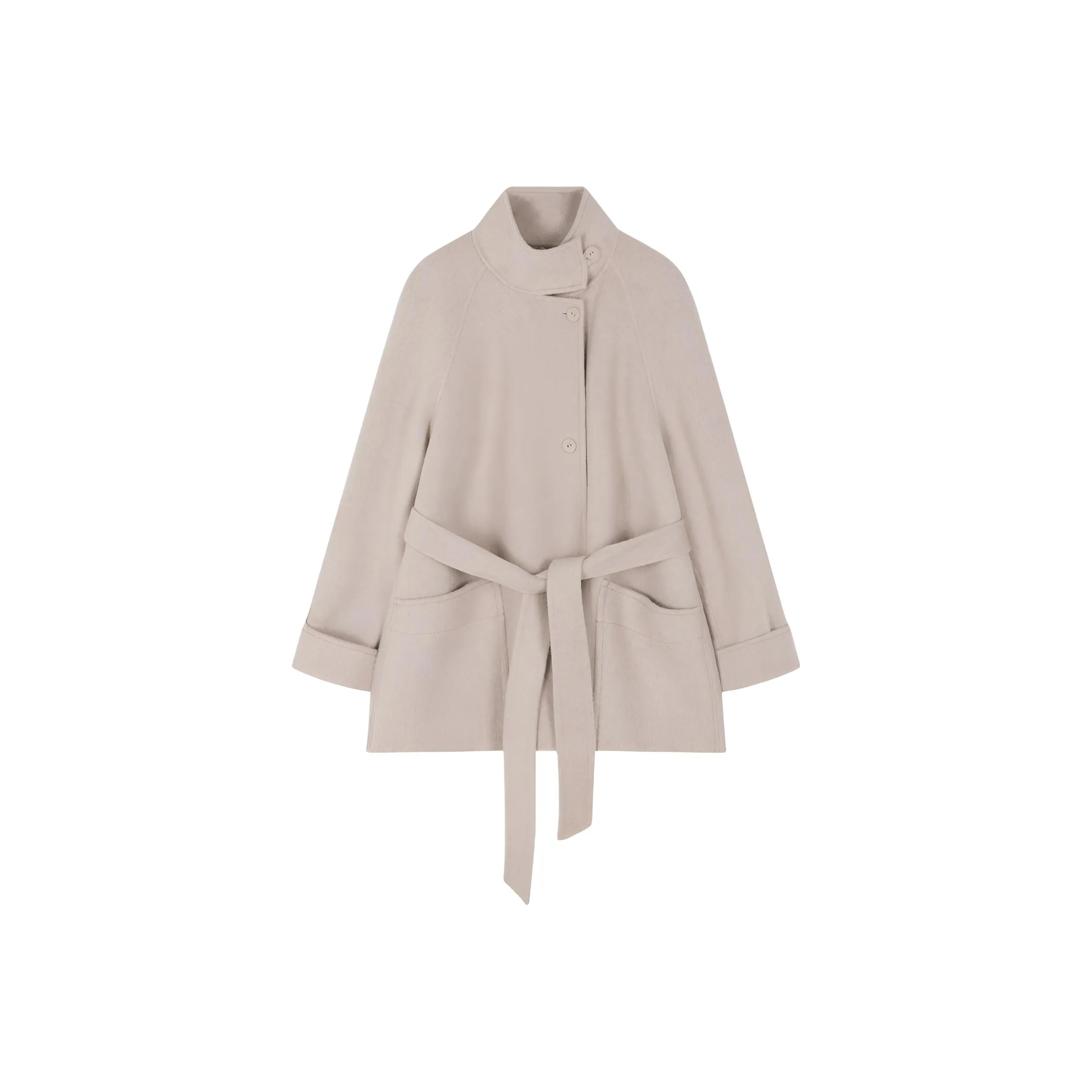 XWI Элегантное Бежевое Женское Пальто