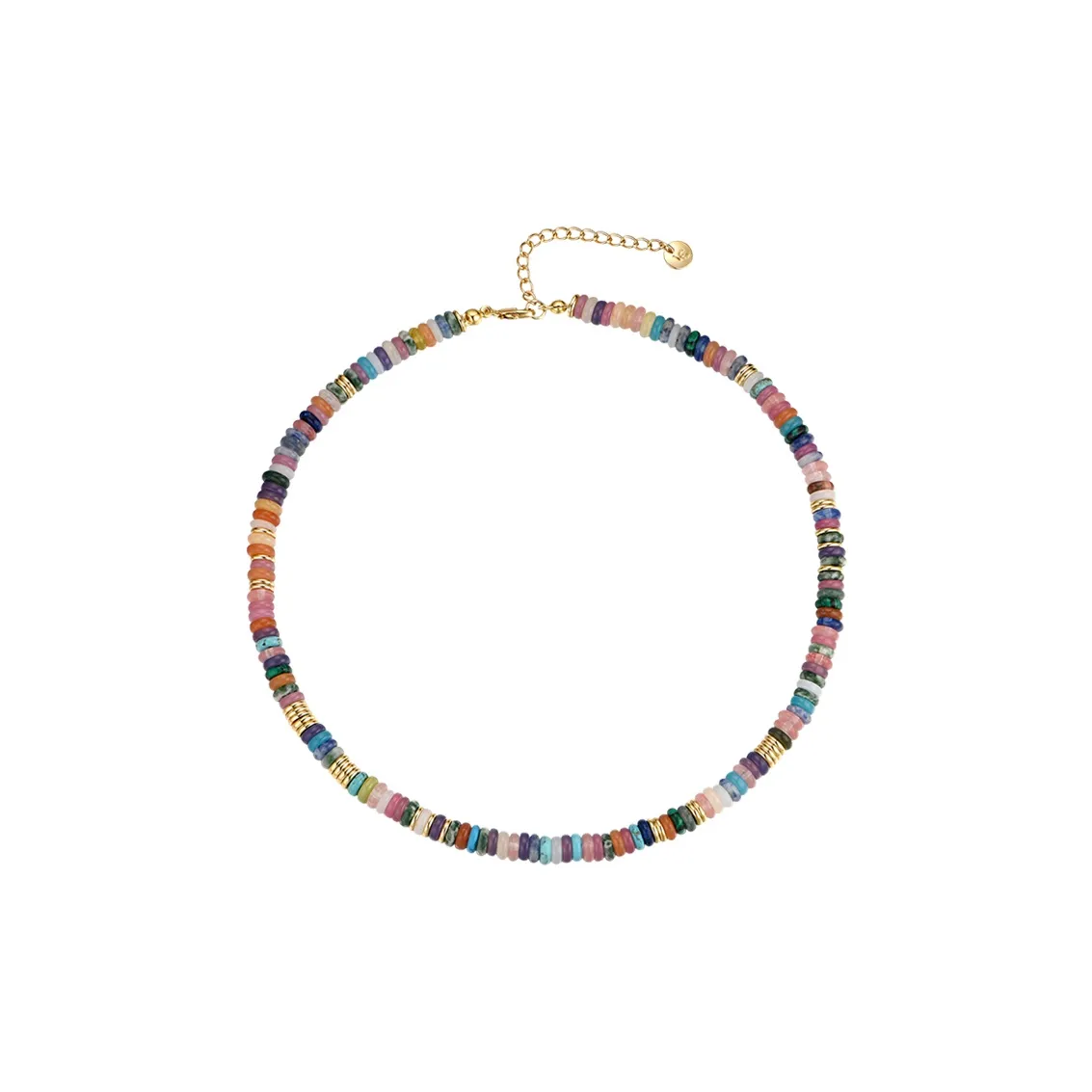 LAZY CIRCLES Радужный Камень Ожерелья Женские