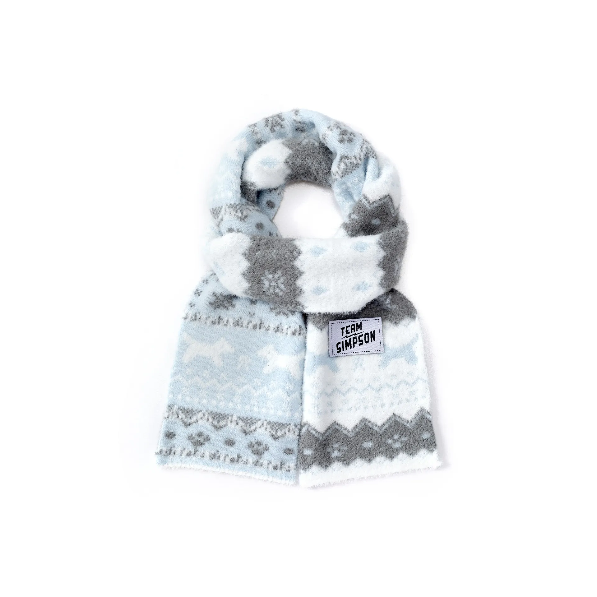 The Simpsons Полиэстеровые трикотажные шарфы Унисекс