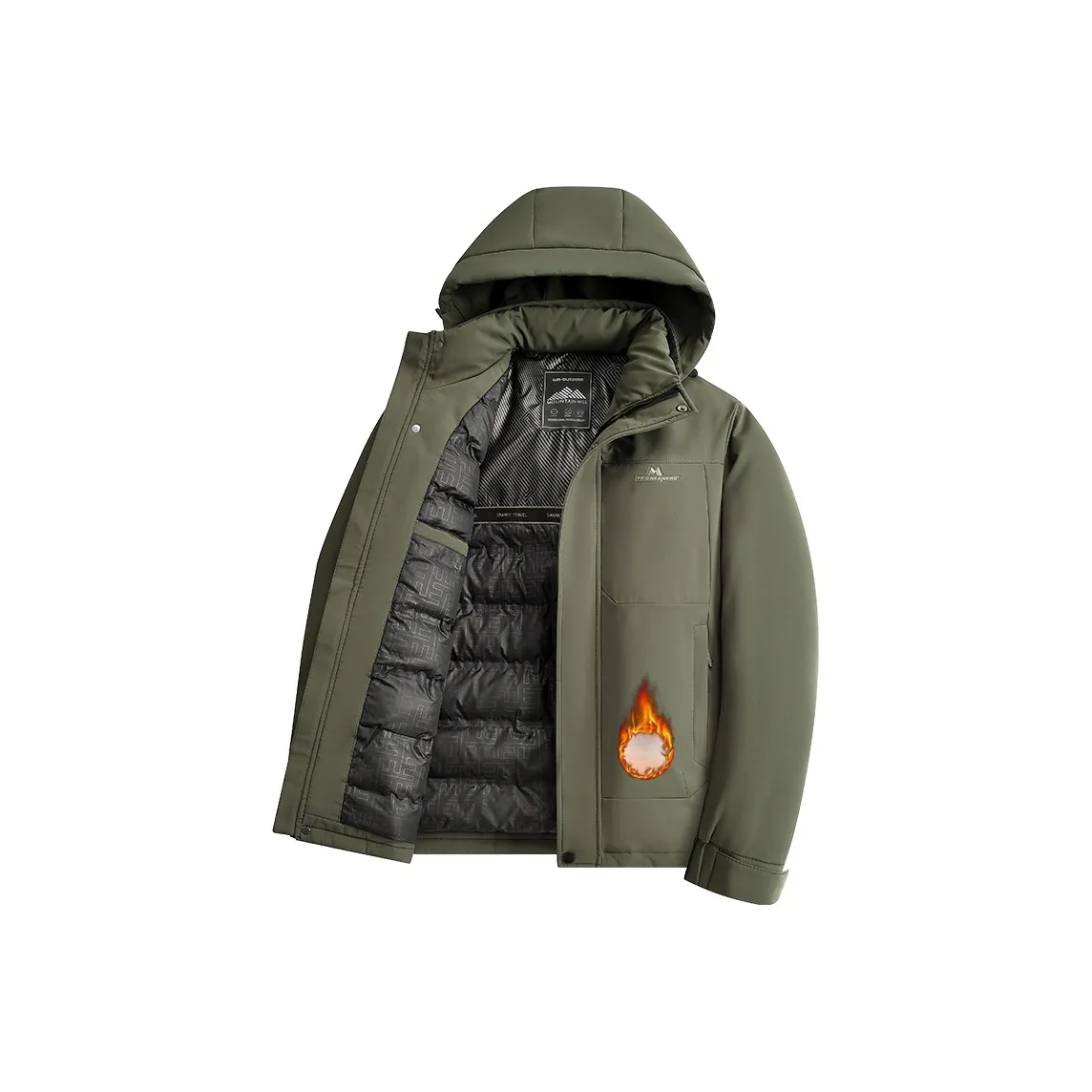 ZUOAN Мужской Парки