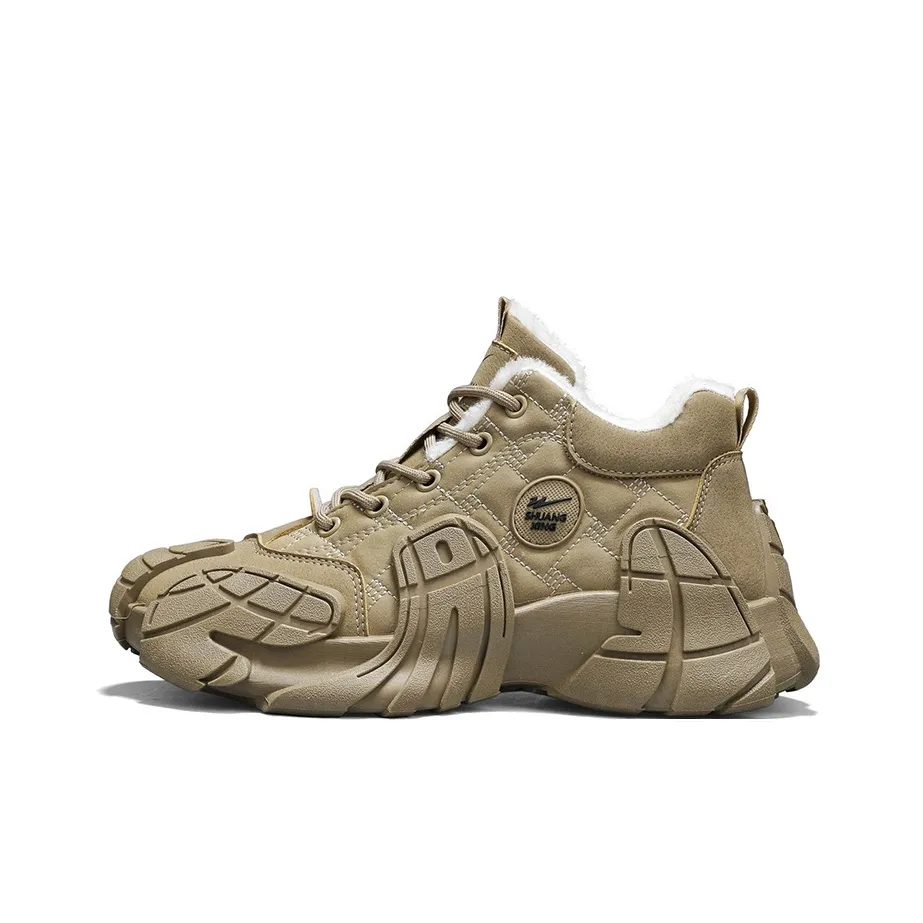 Binary Короткий Мартин Boot Мужской Хаки Утепленный