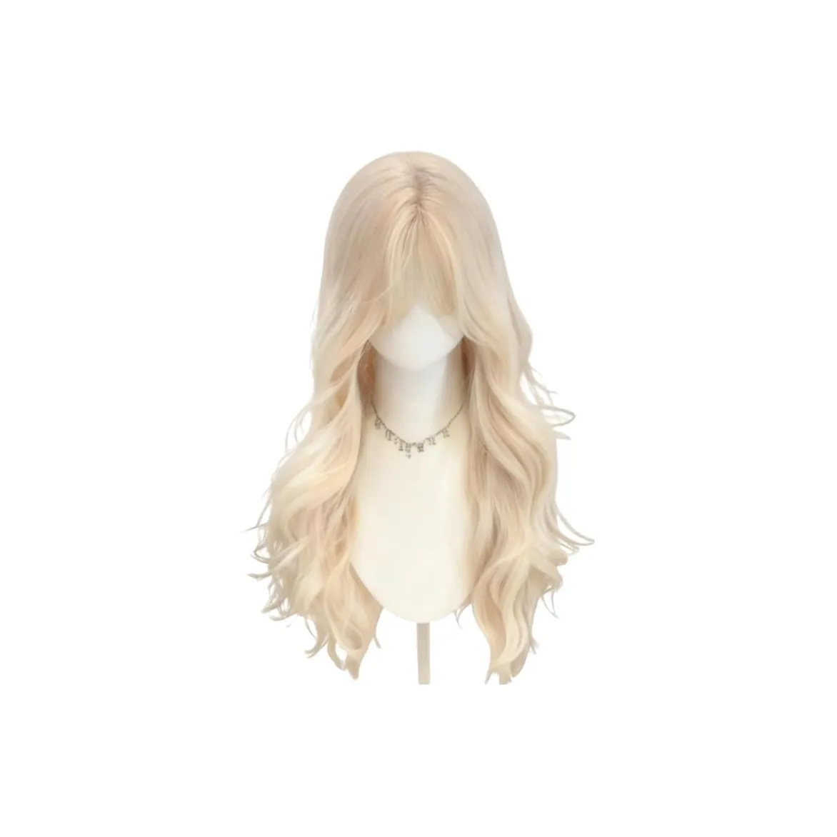 Sweet Pillow House Перука Женская Длинные Волосы Белое Золото Длинные Кудрявые Лолита Большая Волна Естественный Объемный Полная Заколка