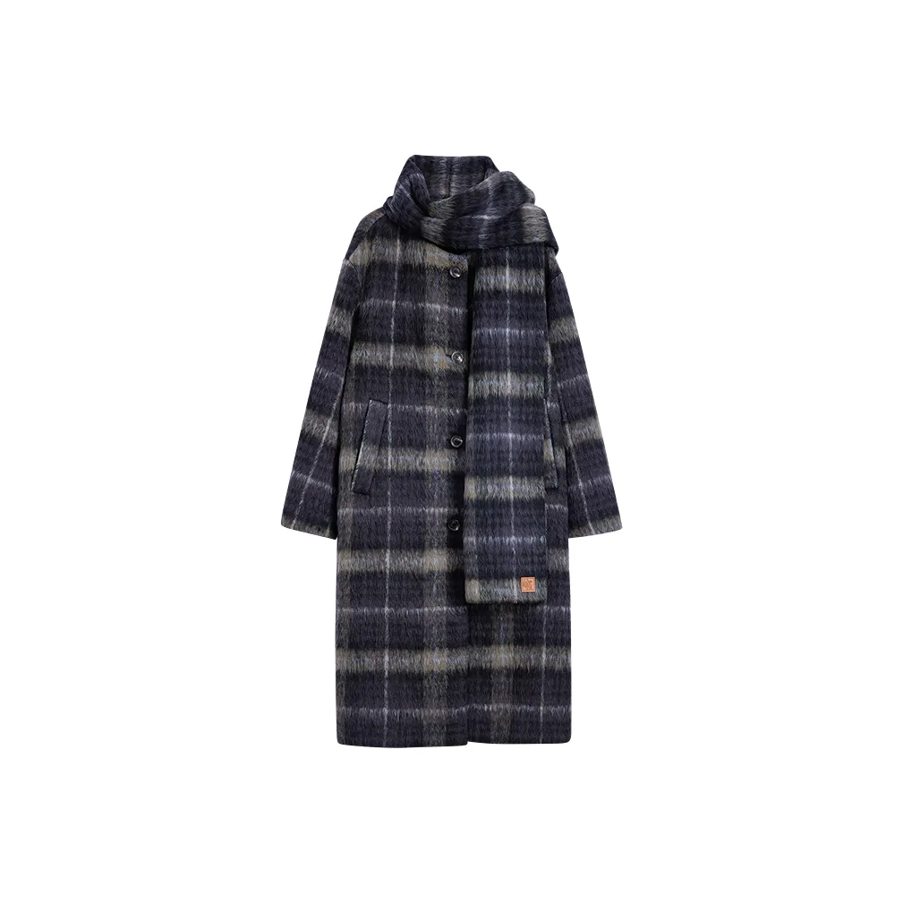 Desigual Черное Серое Женское Пальто