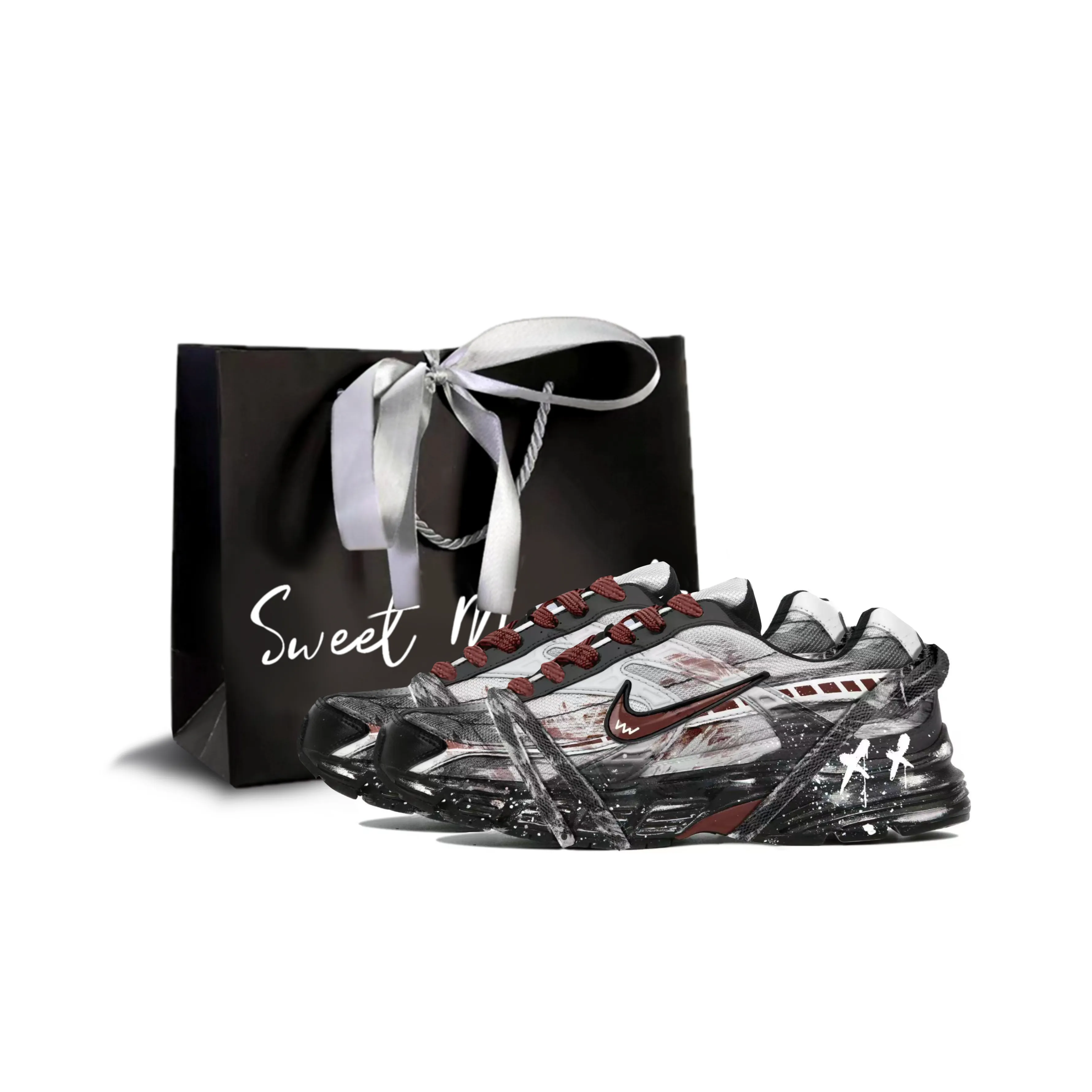 Nike Initiator Амортизация Дышащий Поддержка Низкий Топ Повседневный Городской Коммутирование Беговые кроссовки Мужской