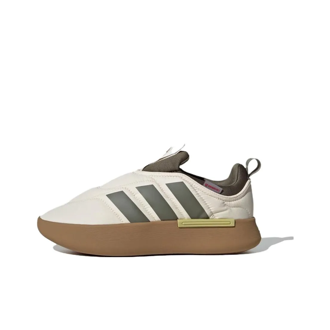 Adidas Adipuff Slip Resistant Abrasion Resistant Низкий Топ Повседневная Обувь Унисекс Белый Зеленый Коричневый