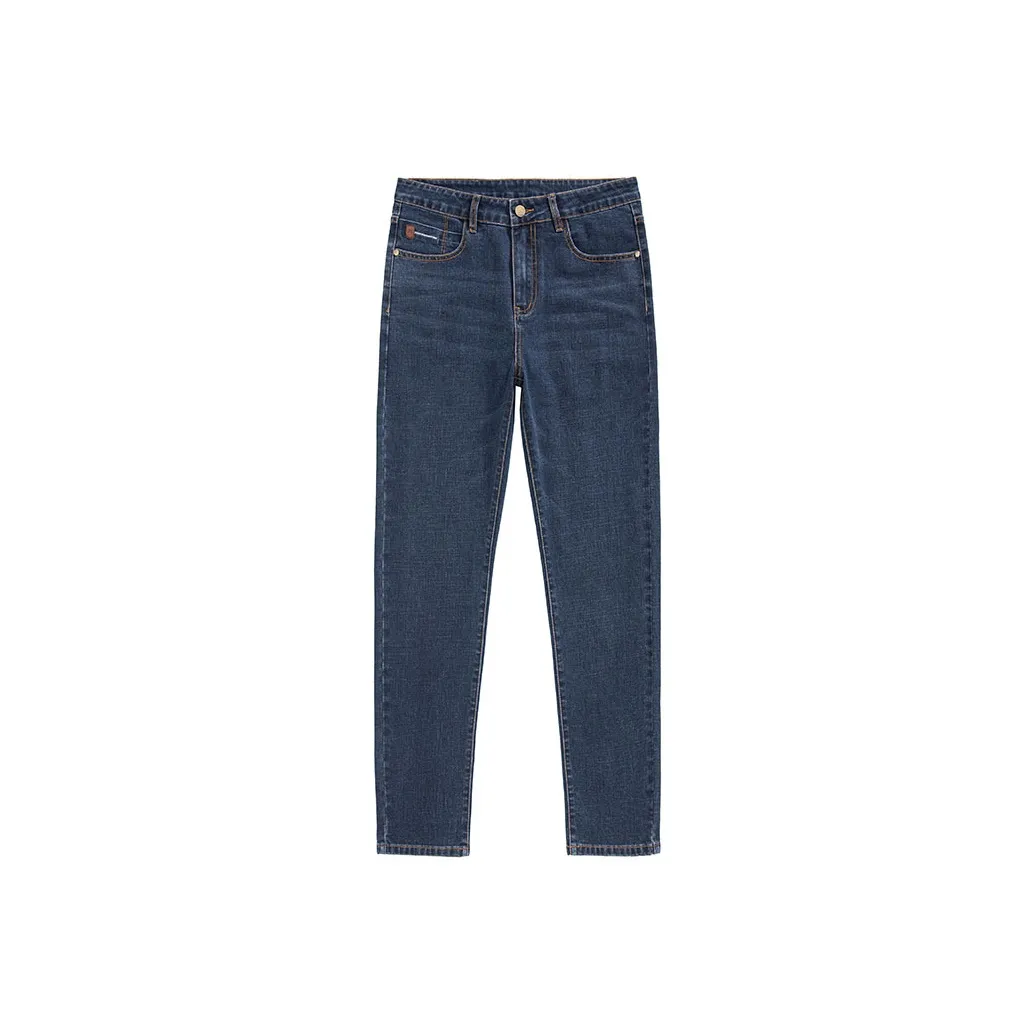 UKTK Античный циан синий мужской джинсы