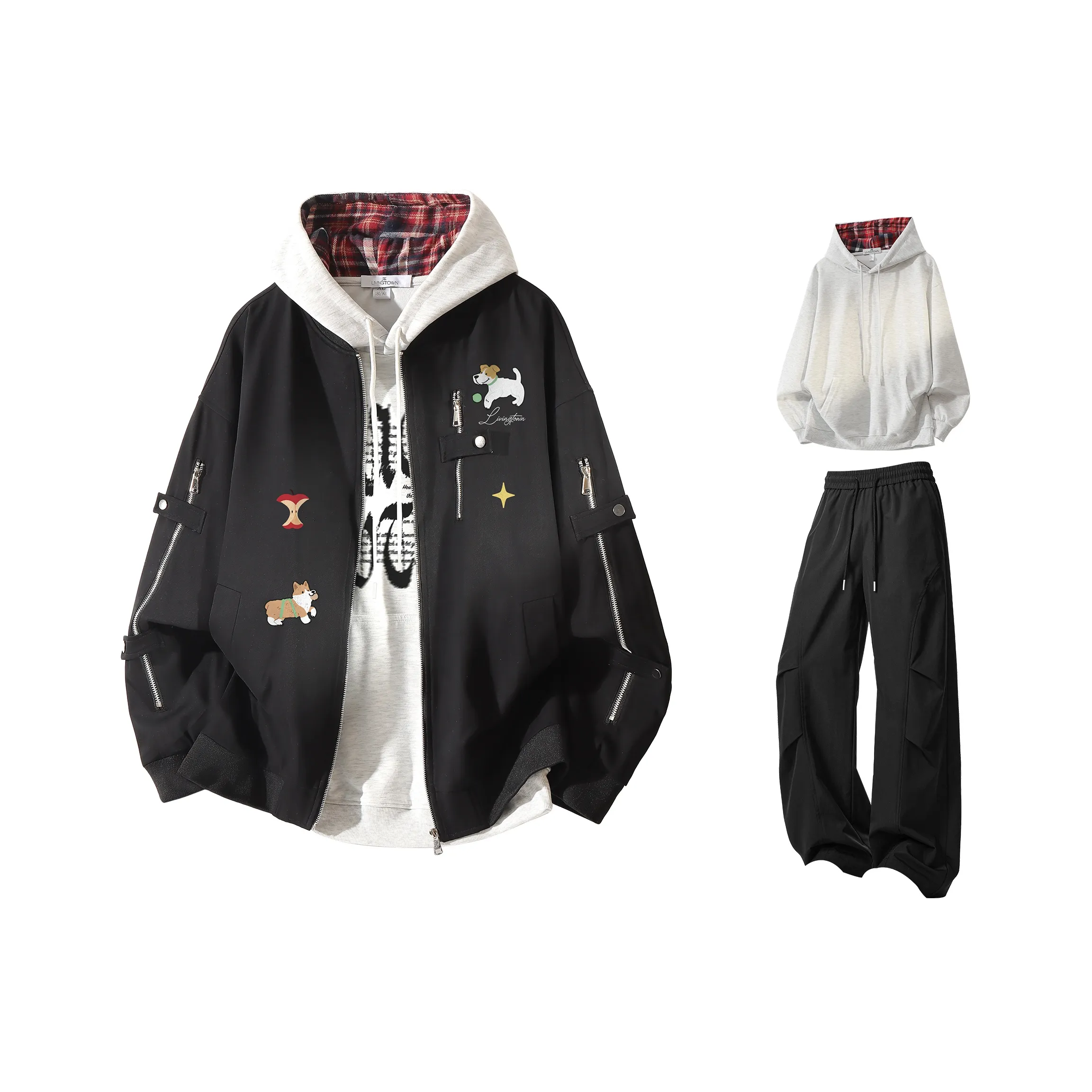 LIVINGTOWN Повседневная спортивная одежда унисекс