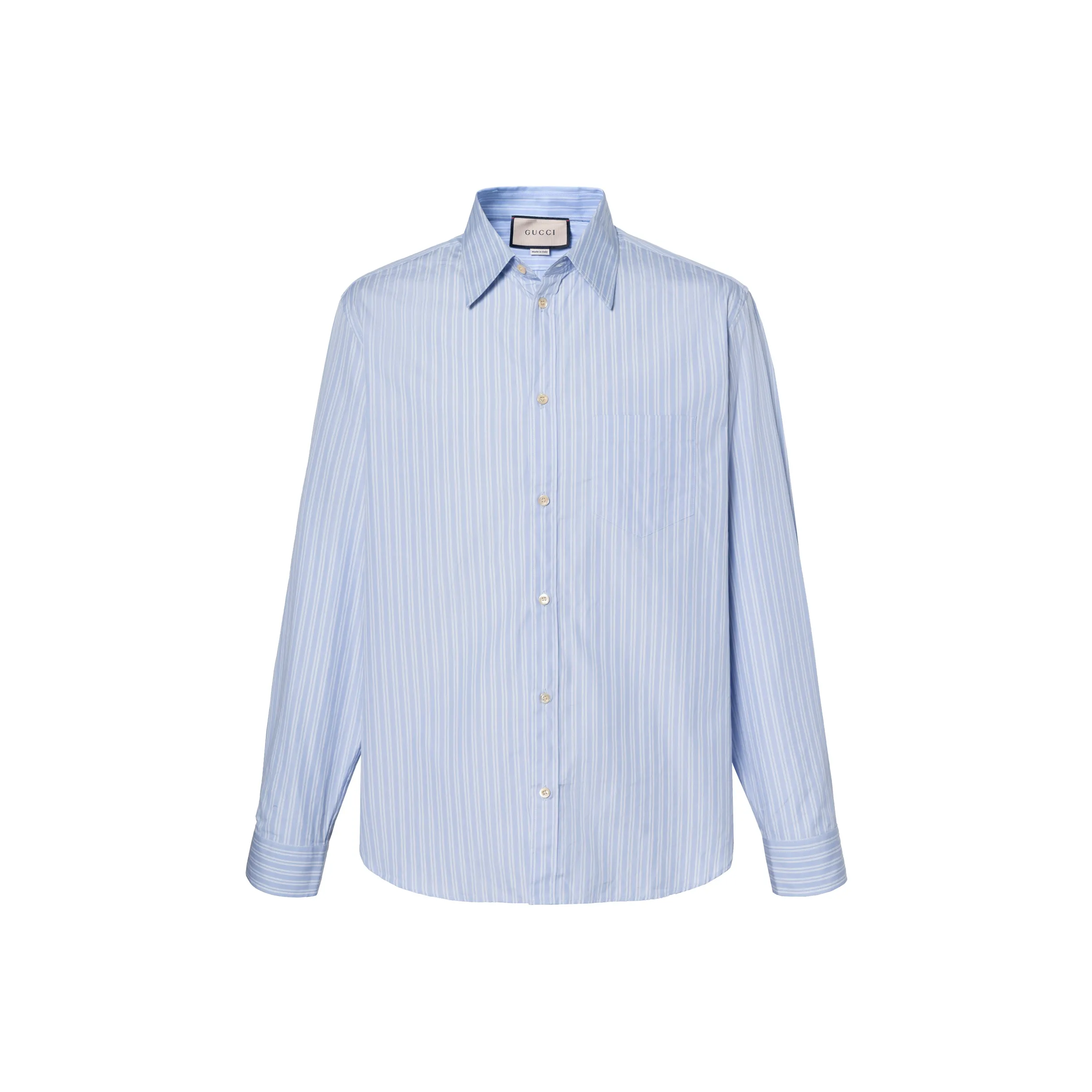 GUCCI Blue Men's Shirts GUCCI Синий Мужские Рубашки