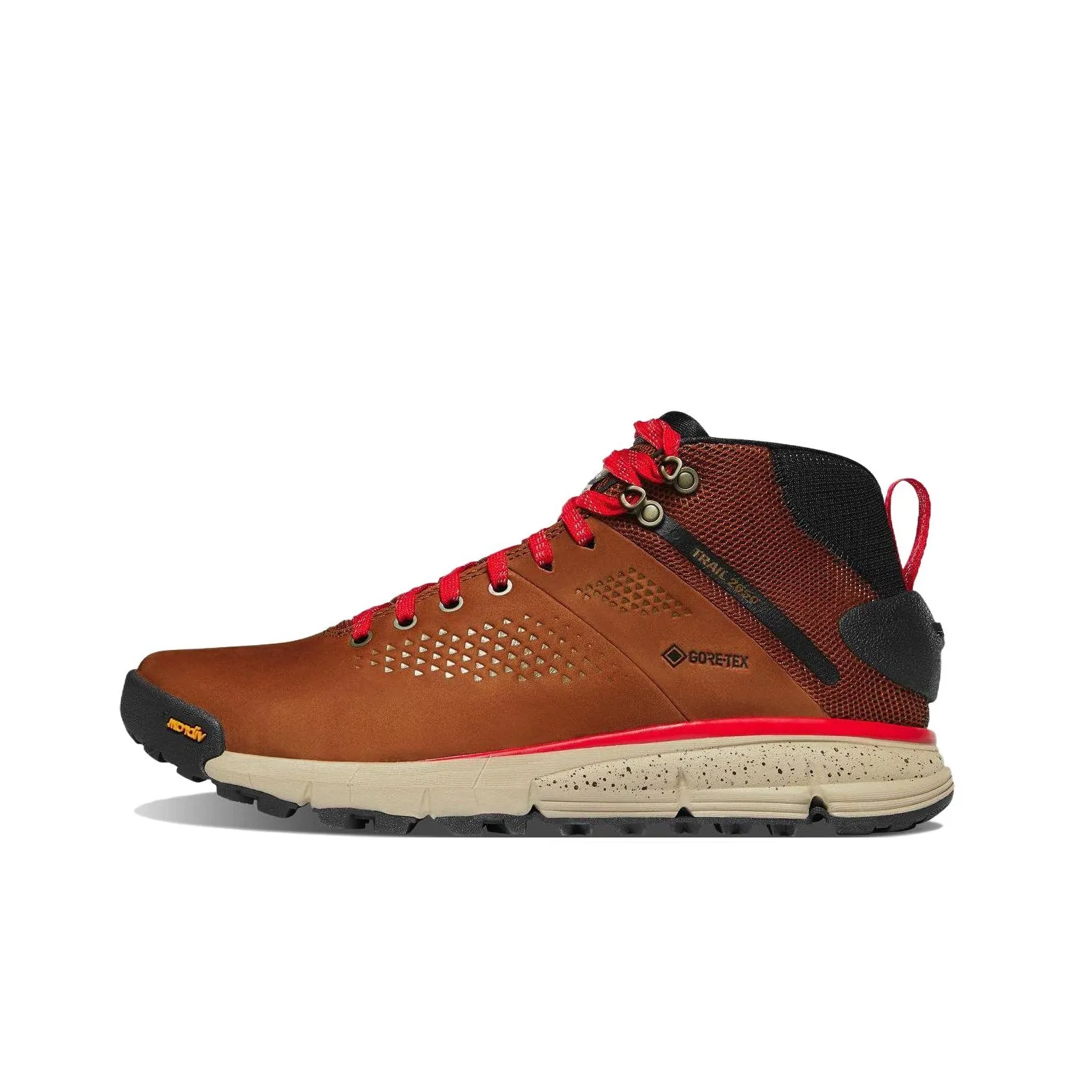 Danner Trail 2650 MID GTX Амортизаторы Устойчивый к истиранию Низкий Топ Уличная обувь Мужская Коричневый Красный