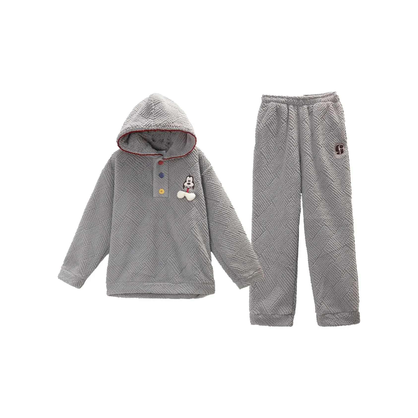 GUKOO x Disney Mickey Пижамный комплект Мужской Небесно-серый