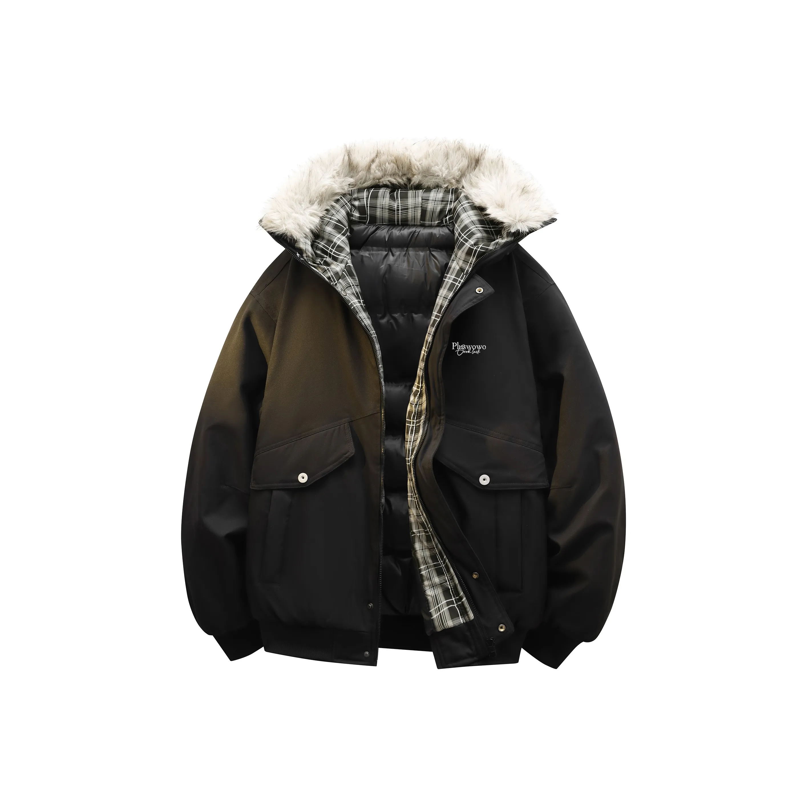 PLUSWOWO Унисекс Пуховики