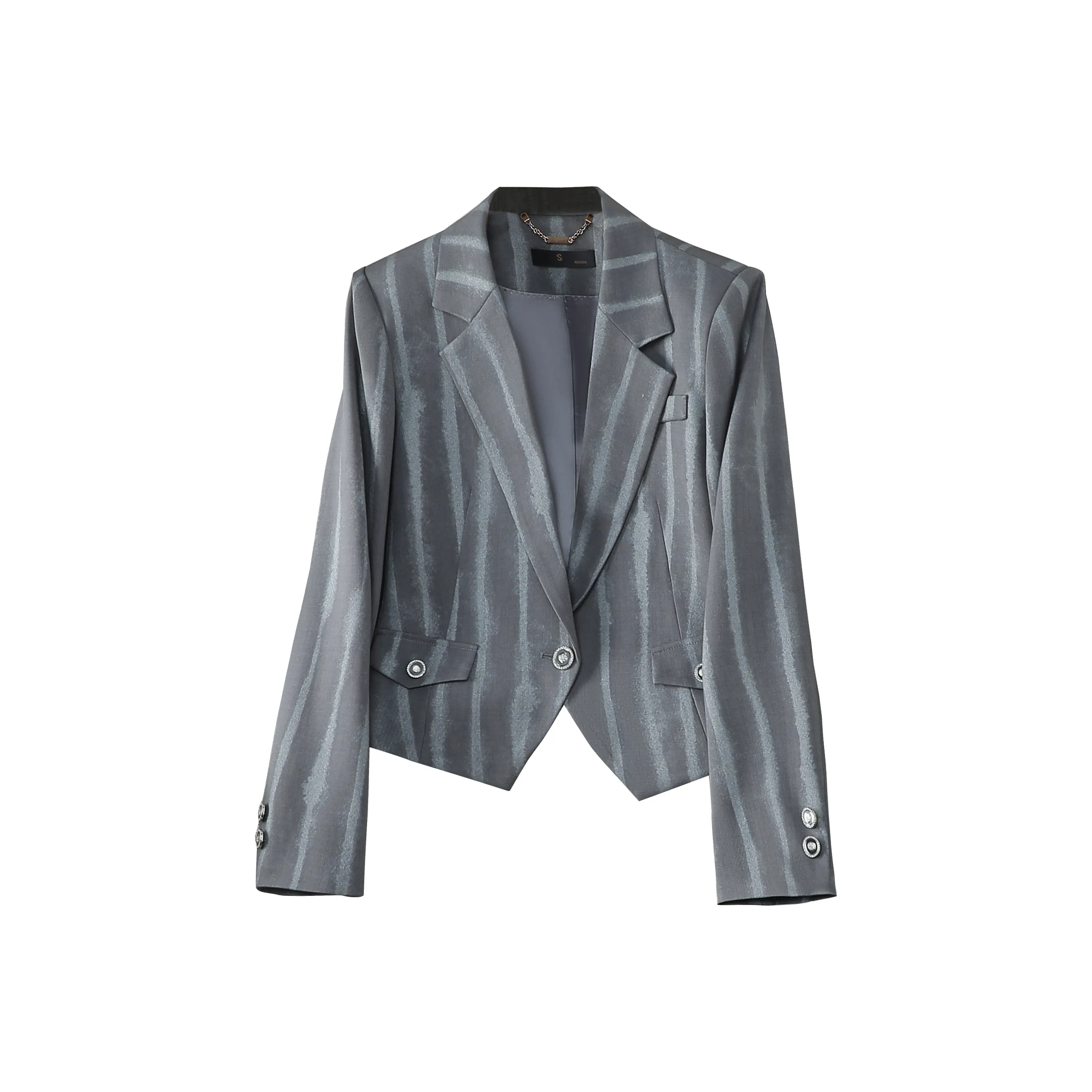 YIAIFUJU Темно-серый костюм женский деловой