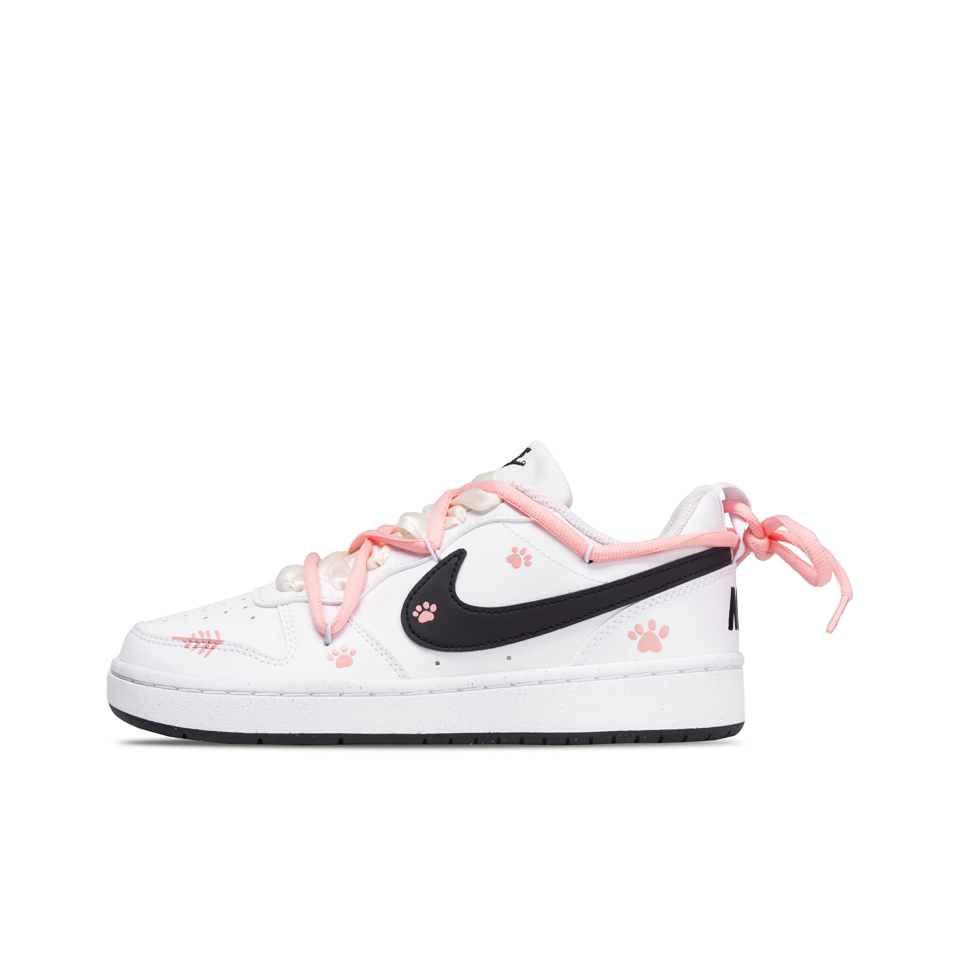 Кроссовки для скейтбординга Nike Court Borough Унисекс Белый Розовый