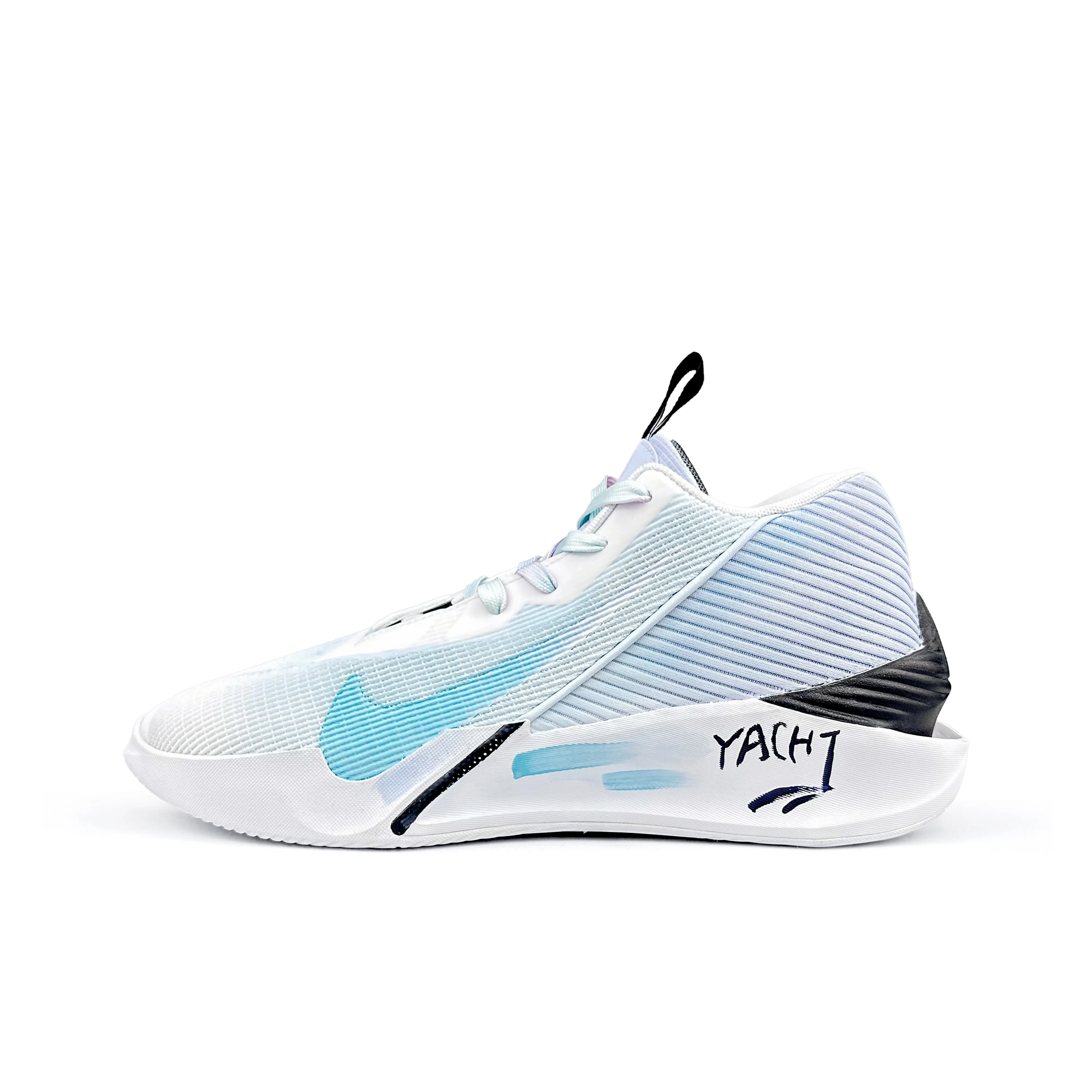 Nike G.T. Jump Academy Амортизация Износостойкие Высокие Баскетбольные Кроссовки Мужские Синие