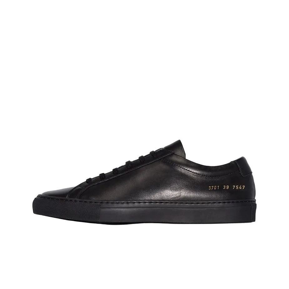 COMMON PROJECTS Achilles Low Топ Скейтборд Кроссовки Женские Черный