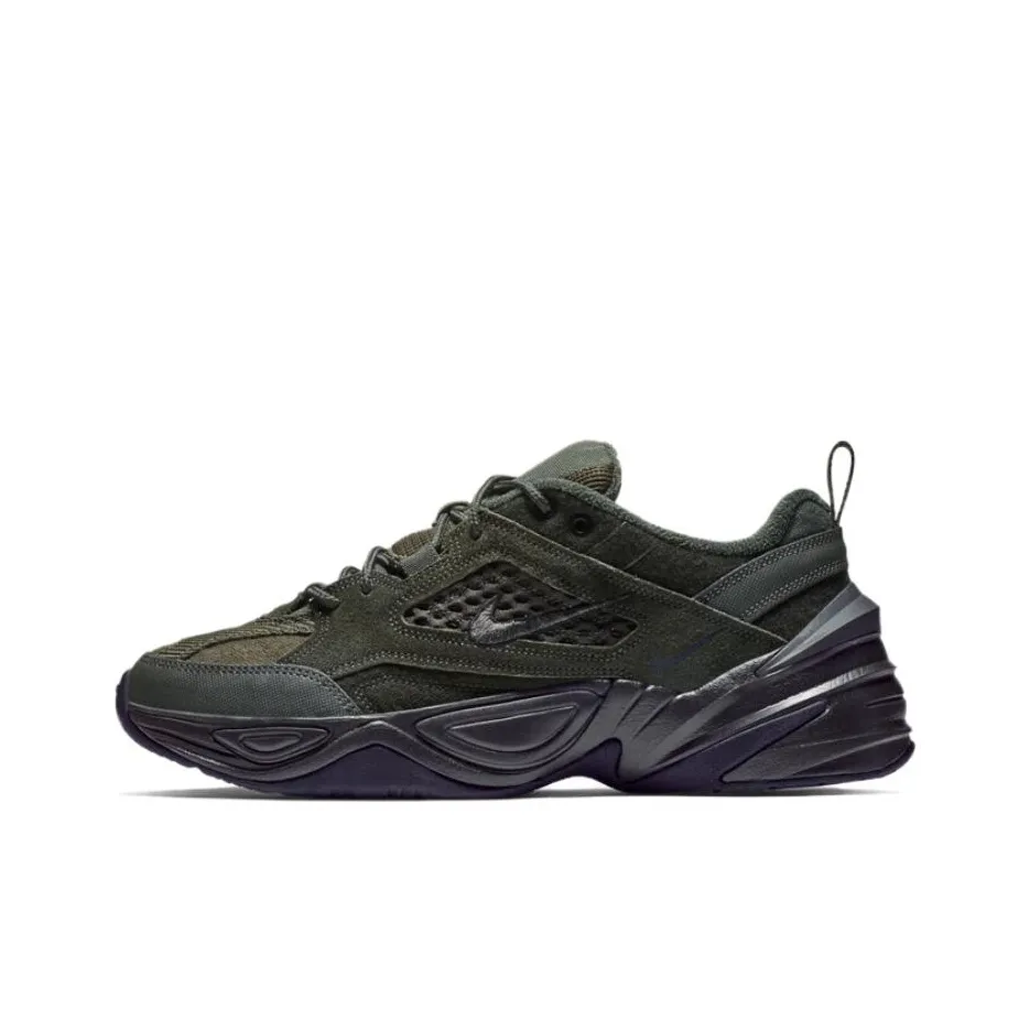 Nike M2K Tekno SP Sequoia Low Топ Толстая подошва Кроссовки Мужские Оливково-зеленые