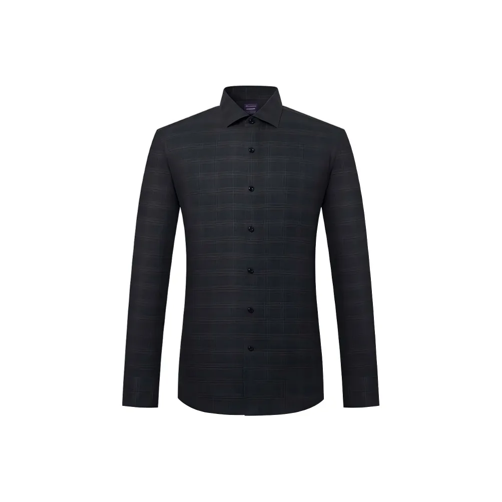 Camicissima Черный Красный Полу-Французский Воротник Мужские Рубашки