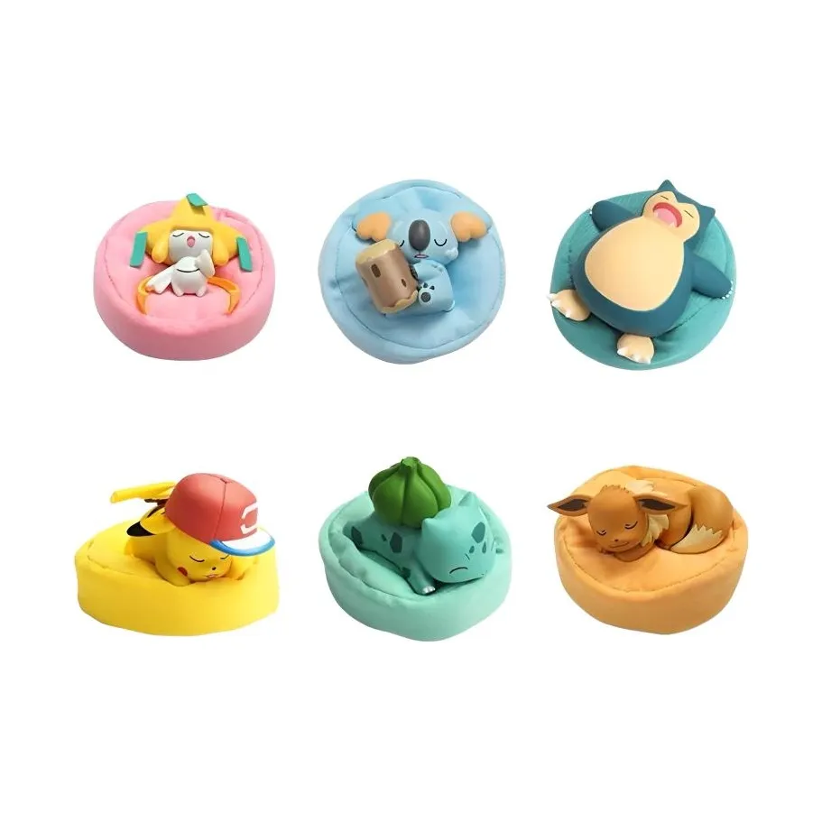 Wolf Bowang x Pokémon Little Эльф ПЭТ Чудеса Pokémon Pikachu Бульбасаур Снорлакс Чиби Фигурки