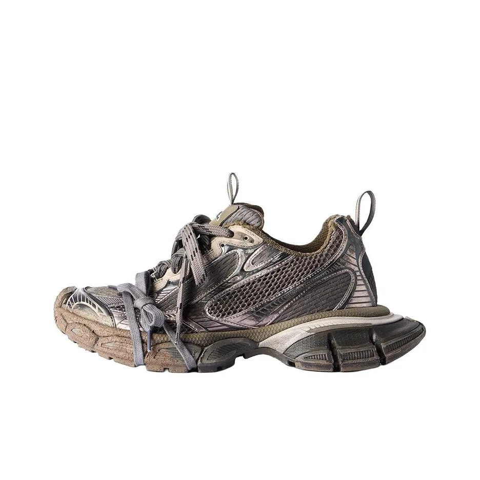 Balenciaga 3XL Chunky Sneakers Men Low Top Brown Black