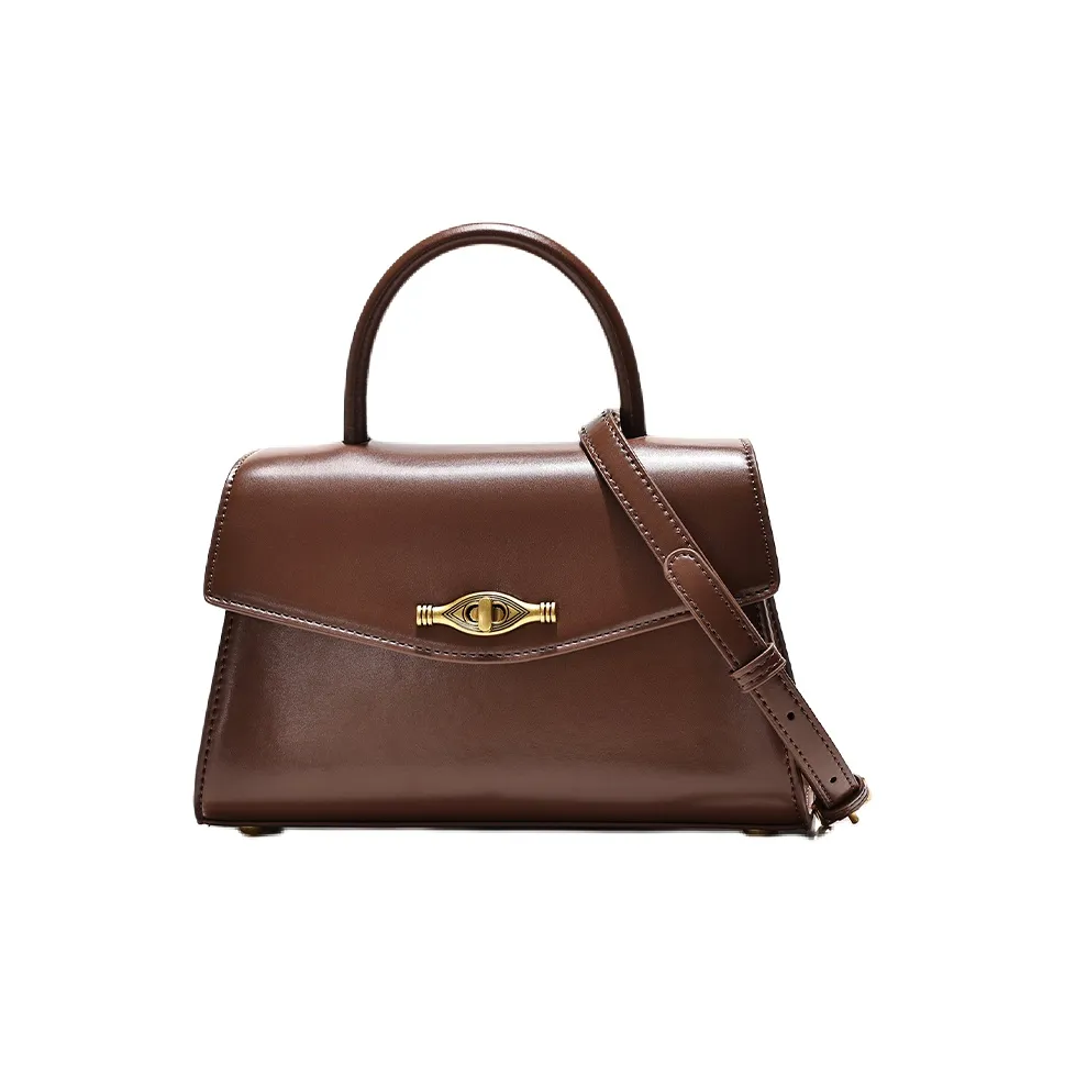 WEINIAO Сумка из синтетической кожи стандартная женская шоколадного мокка черного красного цвета