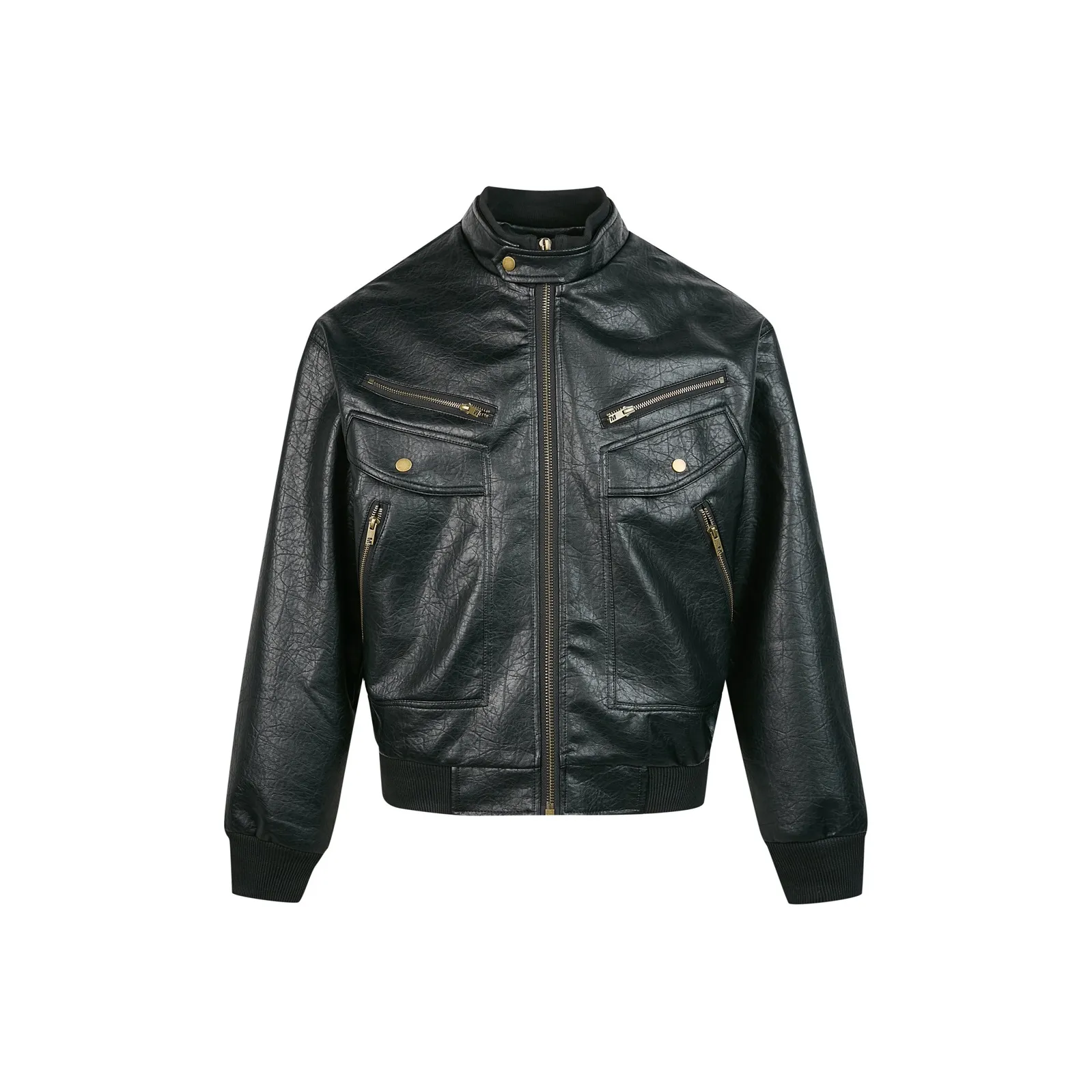 A PUEE Черный Унисекс Кожаные куртки