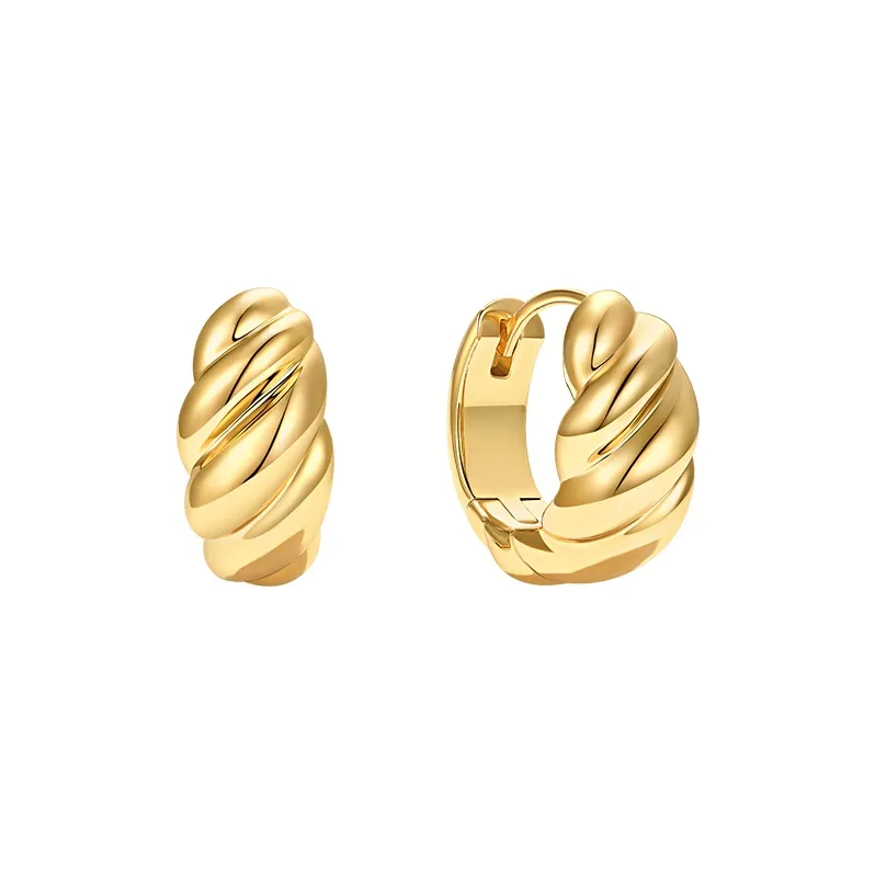 ONCHIC Серьги с золотым покрытием из меди женские золото