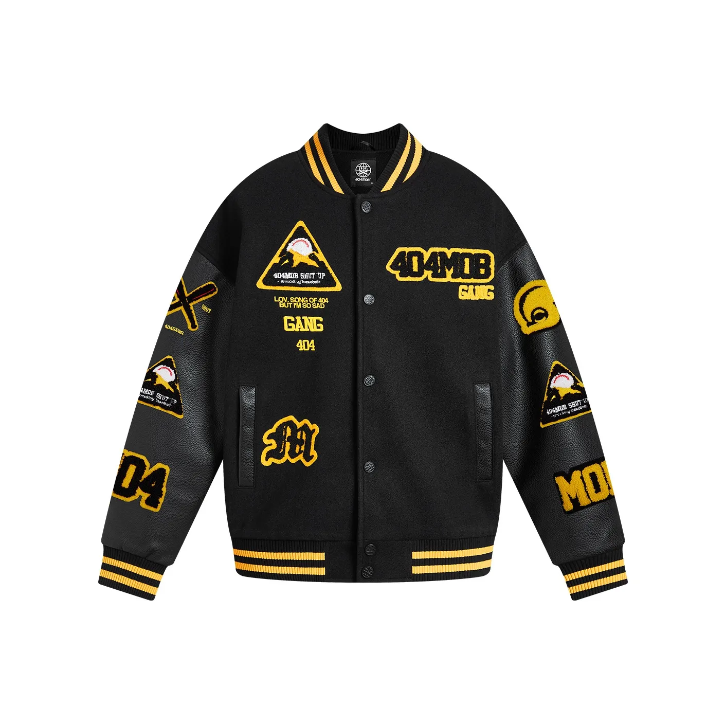 404MOB GANG Бейсбольная куртка Унисекс