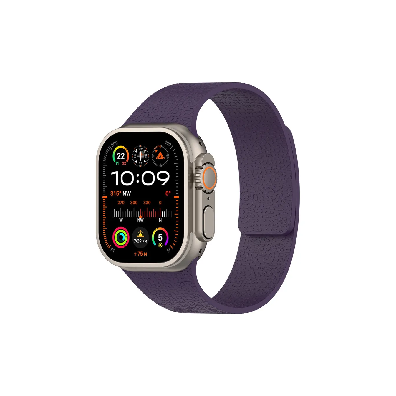 WOZUISHUAI Ремешок Apple Совместимость Кремниевый Материал