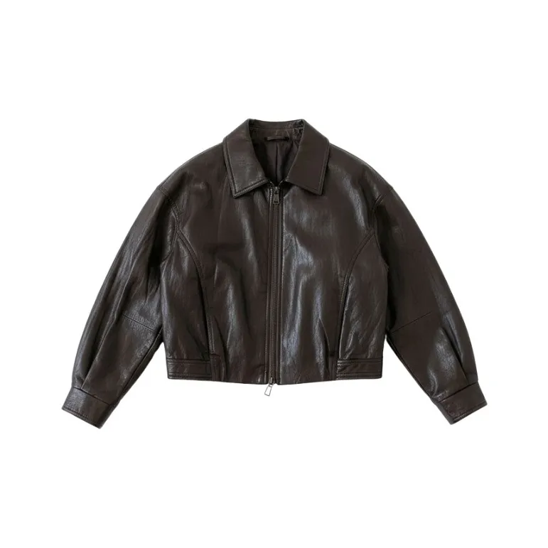 XIAOYERIJI Кожа Куртка Женская