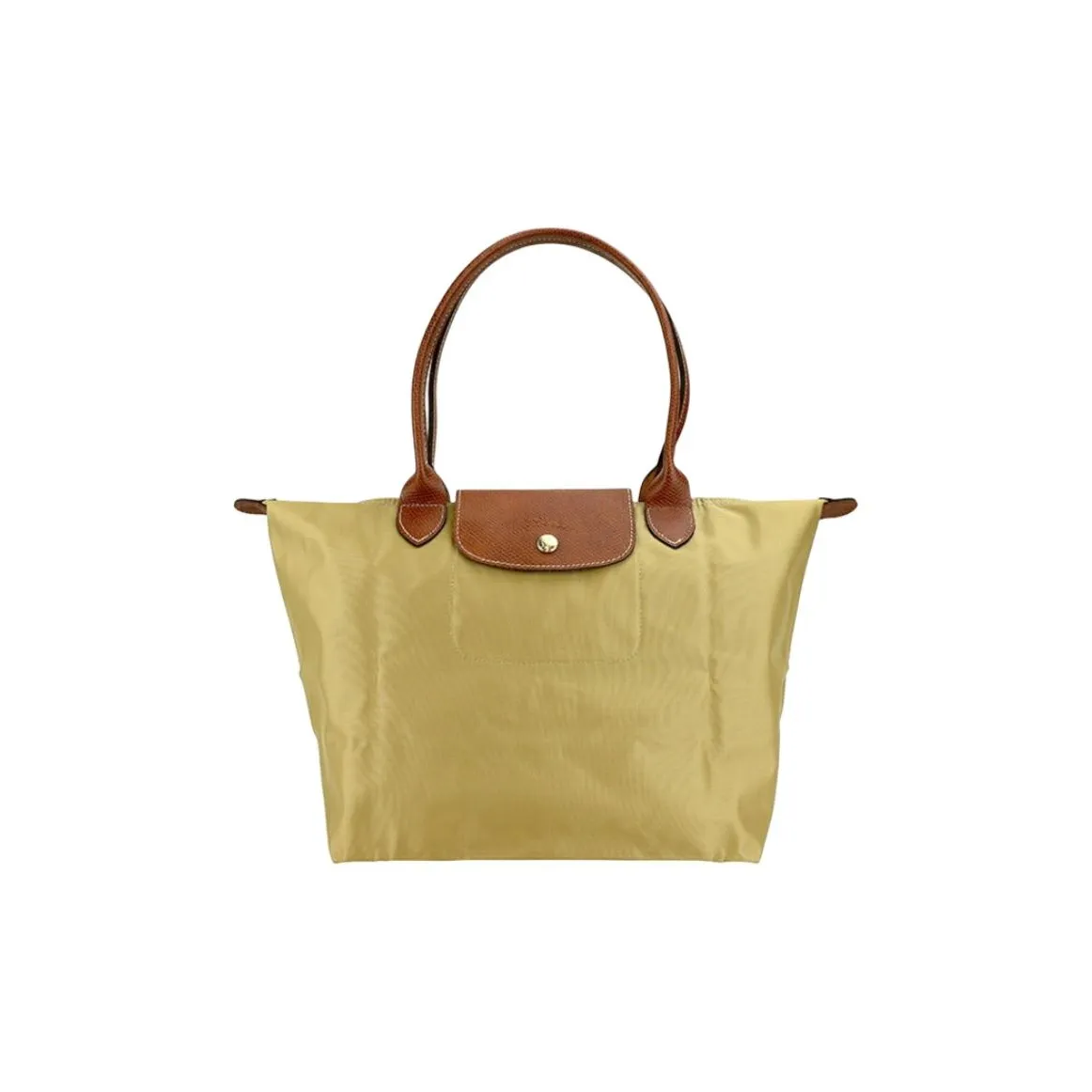 LONGCHAMP Le Pliage Переработанный Холст Сумка через плечо Большая Унисекс Фисташково-зеленый