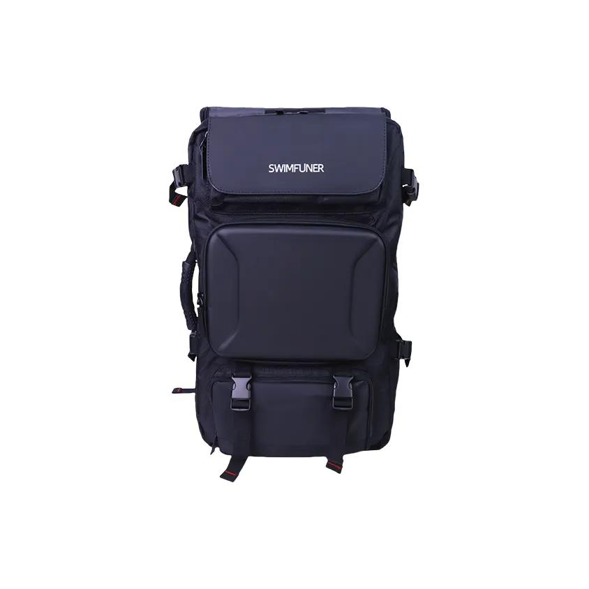SWIMFUNER 26L Портативный Путешественный Рюкзак Бизнес Рюкзак На открытом воздухе Сумка Водонепроницаемый Полиэстер Черный Унисекс