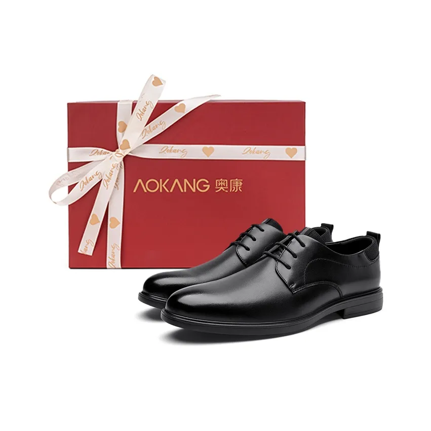 AOKANG Elegant Fashion Apparel Collection Все Сезон Яппи Свадебная обувь Деловой формальный обувь Мужская