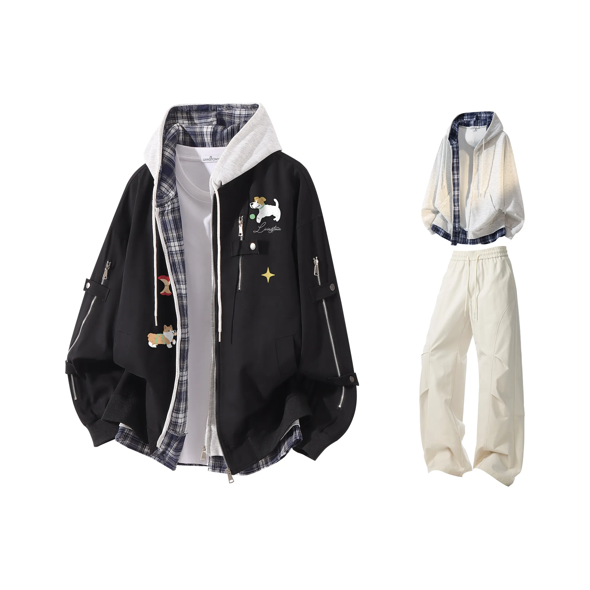 LIVINGTOWN Повседневная спортивная одежда унисекс