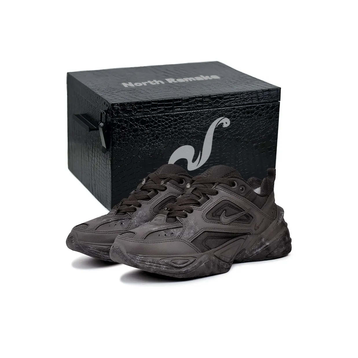 Nike M2K Tekno Устойчивые к истиранию Низкие Кроссовки с Толстой Подошвой Женские